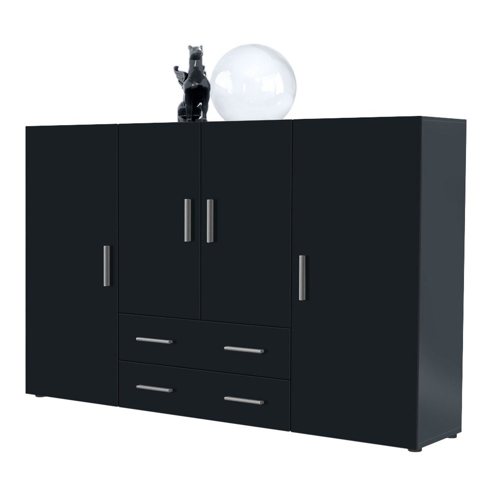 Vladon Highboard Nora (Anrichte mit 2 Schubladen und 4 Türen, mit insgesamt günstig online kaufen