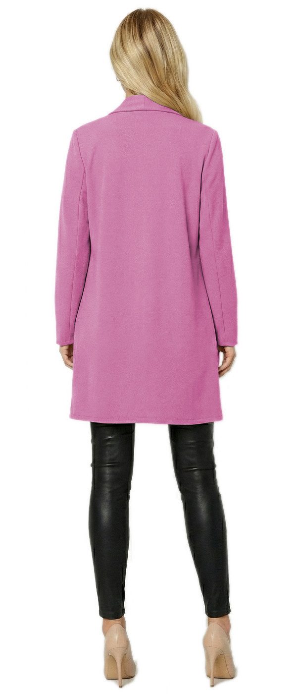 dy_mode Cardigan Damen Langcardigan offen Leichte Übergangsjacke für Frühjahr Sommer in Unifarben, Ohne Verschluss