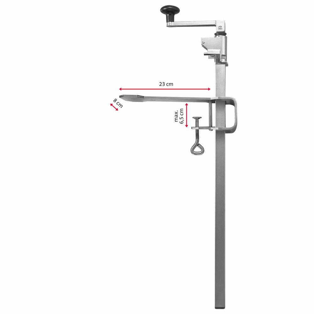 WESTMARK Dosenöffner zur Tischmontage, Für Gastronomie/Profi-Küchen, Länge: 84 cm, Sieger