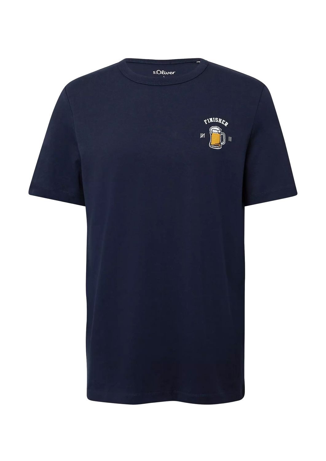 s.Oliver T-Shirt T-Shirt mit Artwork kurzarm, günstig online kaufen