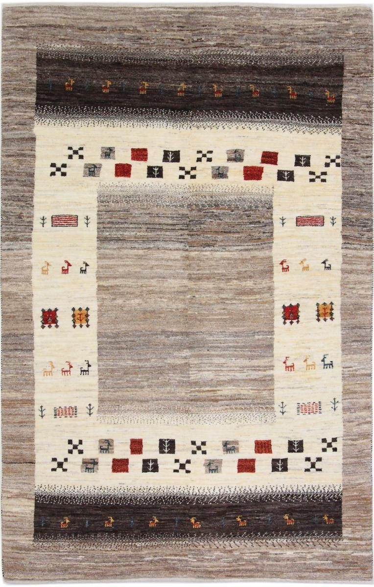 Orientteppich Perser Gabbeh Kashkuli 116x185 Handgeknüpfter Moderner Orientteppich, Nain Trading, rechteckig, Höhe: 15 mm