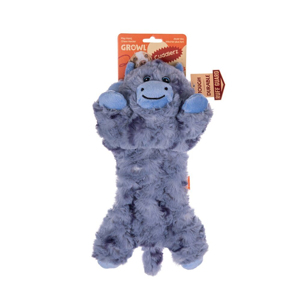THE GROW Tierquietschie Growl Cuddlerz Chewy die Kuh