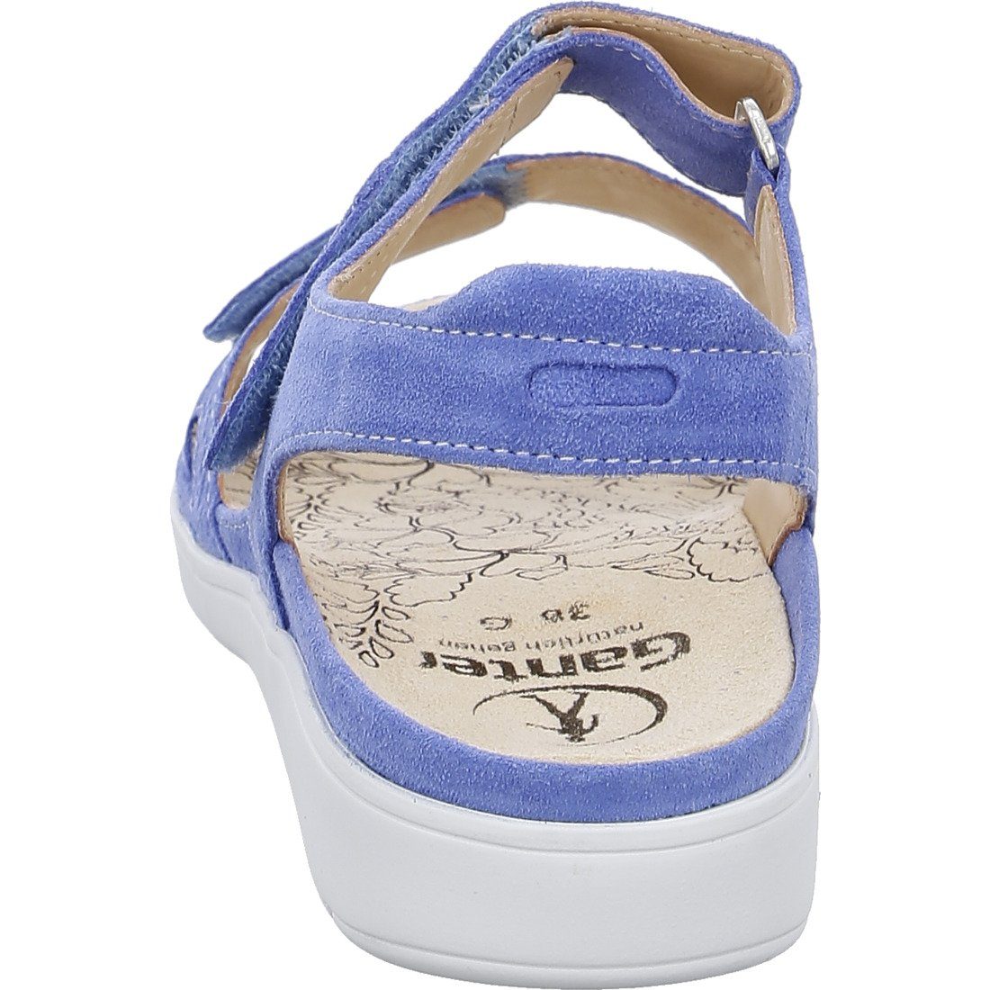 Ganter Ganter Schuhe, Sandalette blau Damen - 045840 Velours Gina Sandalette