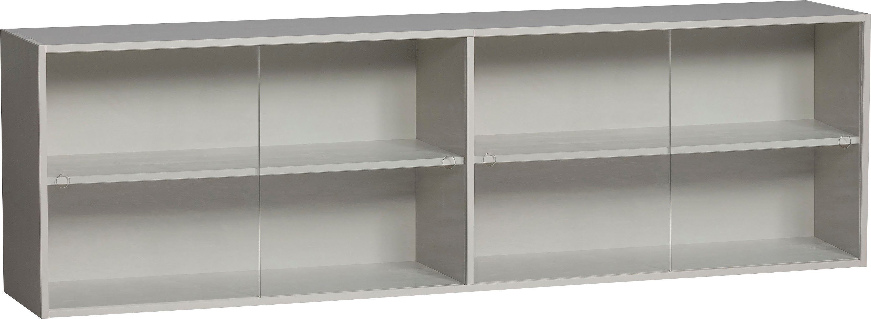 WOOOD Aufsatzschrank Klink Oberteil mit FSC® Massivkiefer, nur Oberteil B200 x T46 x H60 cm Tragkraft 10 kg pro Einlegeboden, wasserbasierter Schutzlack