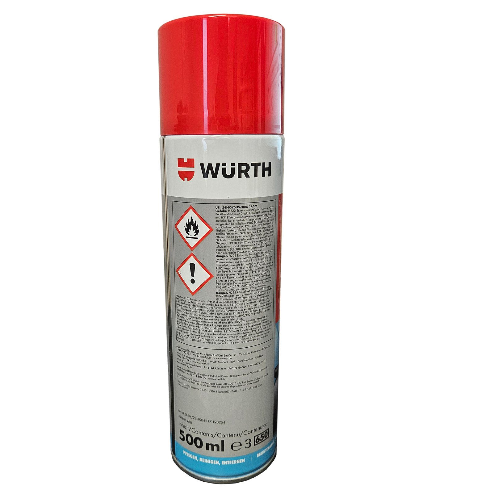 Würth Würth Aktiv Scheibenreiniger Dose 500 ml 089025 Auto-Reinigungsmittel (Glasreiniger)