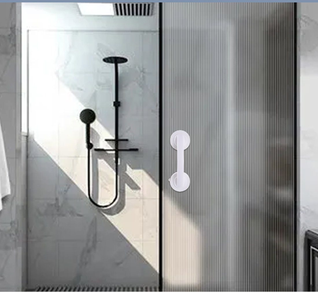 Badezimmer Dusche Badezimmer Saugnäpfe Türgriff Saugnäpfe, Sicherheitsgriffe Türknauf SCRTD Weiß Handläufe Premium