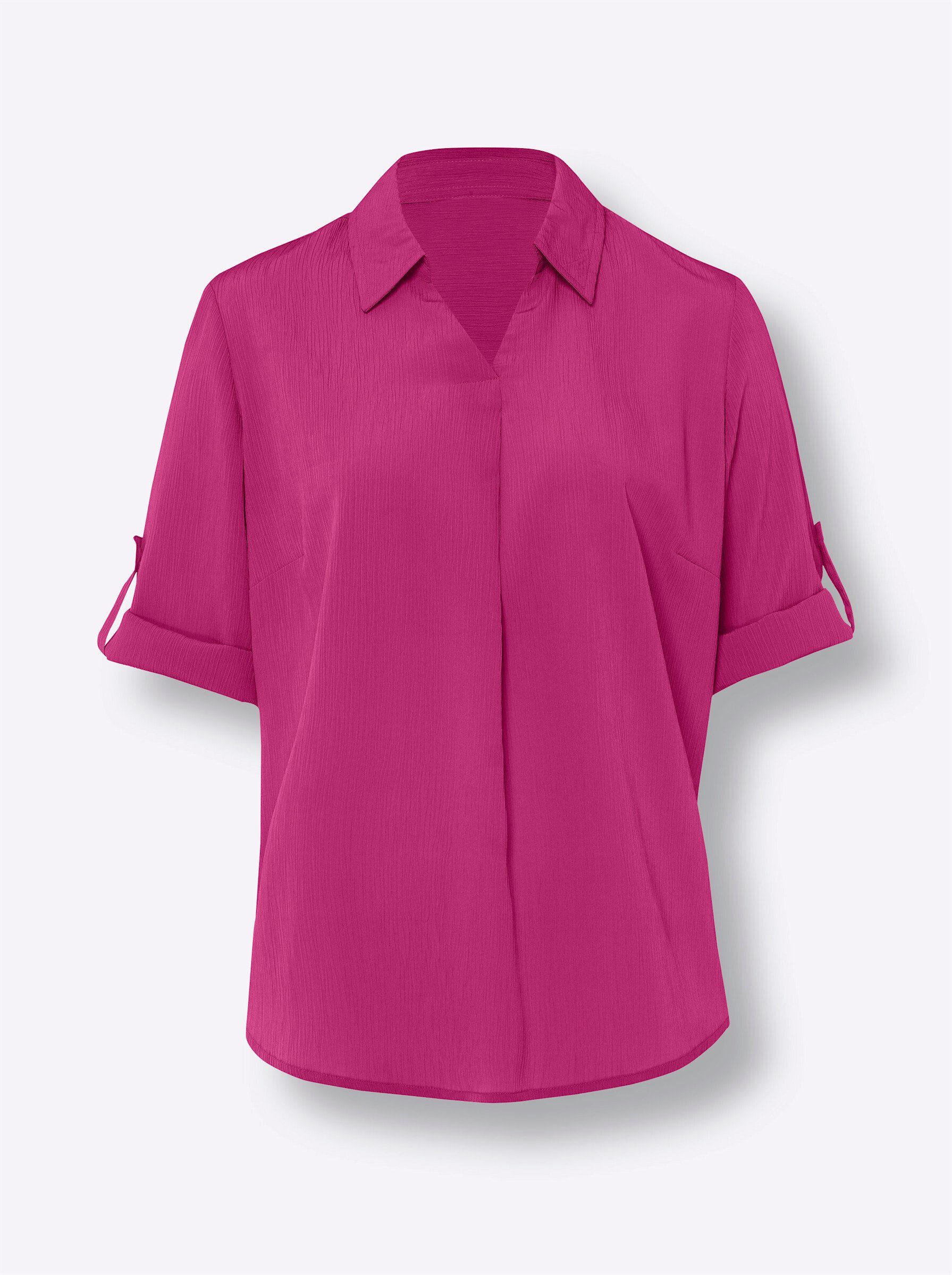 Sieh an! fuchsia Bluse Klassische