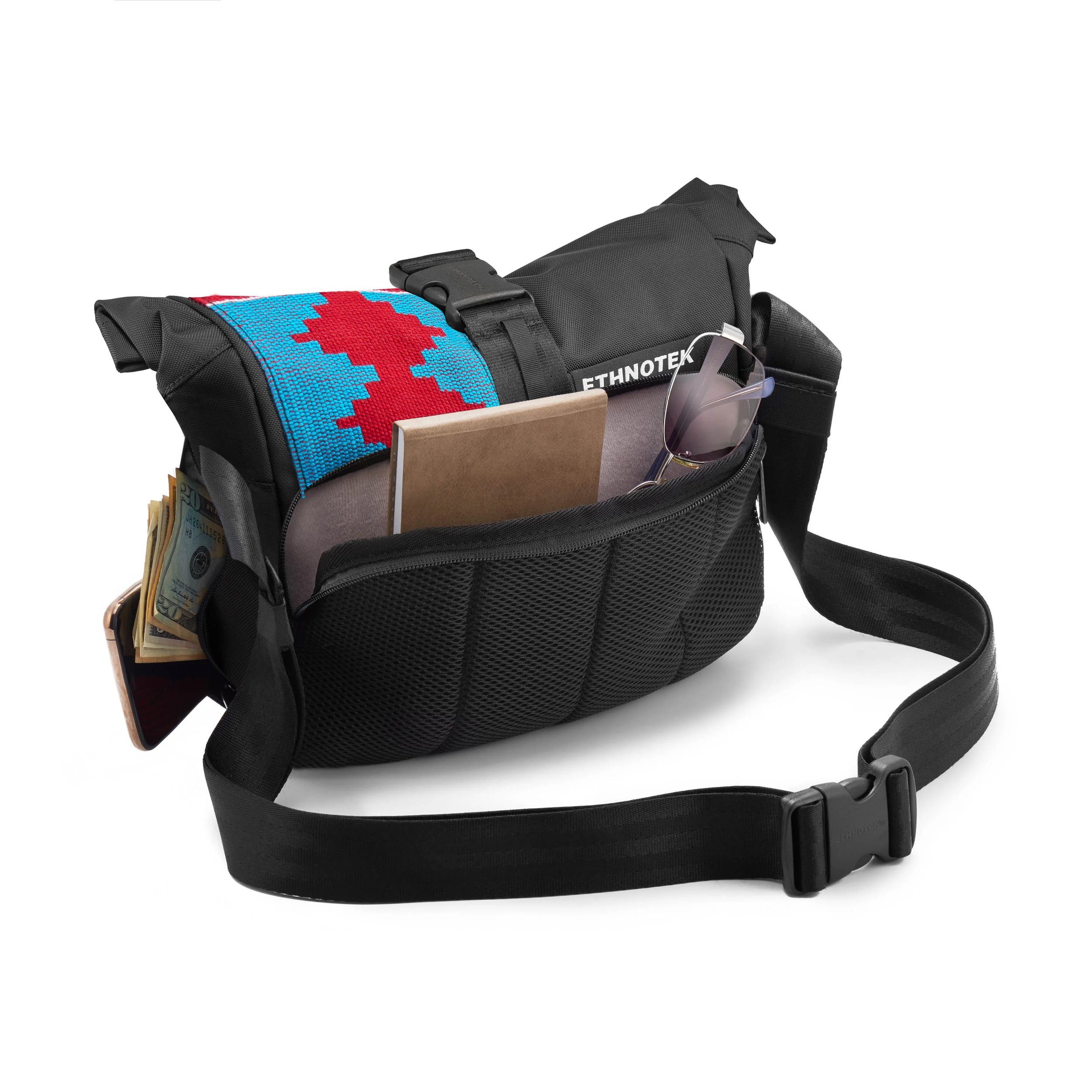 Ethnotek Messenger Bag Cyclo Sling Umhängetasche, Kunsthandwerker Stoff