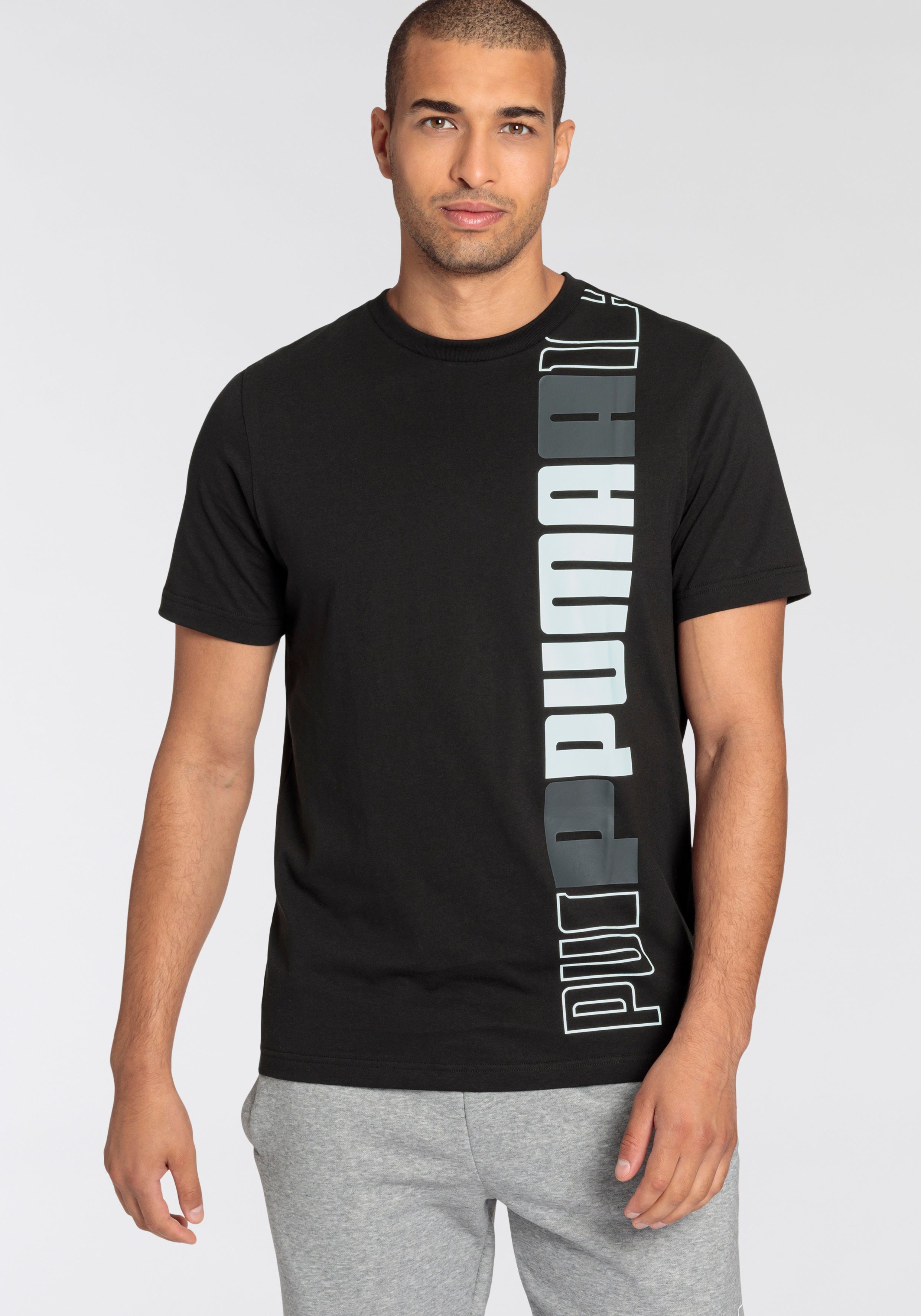 PUMA PUMA TEE T-Shirt LAB LOGO ESS+ Black