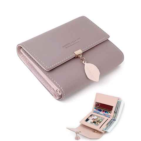 Alster Herz Geldbörse Kreditkartenetui Damen RFID Schutz, Mini Geldbörse, A0438, aus weichem Kunstleder