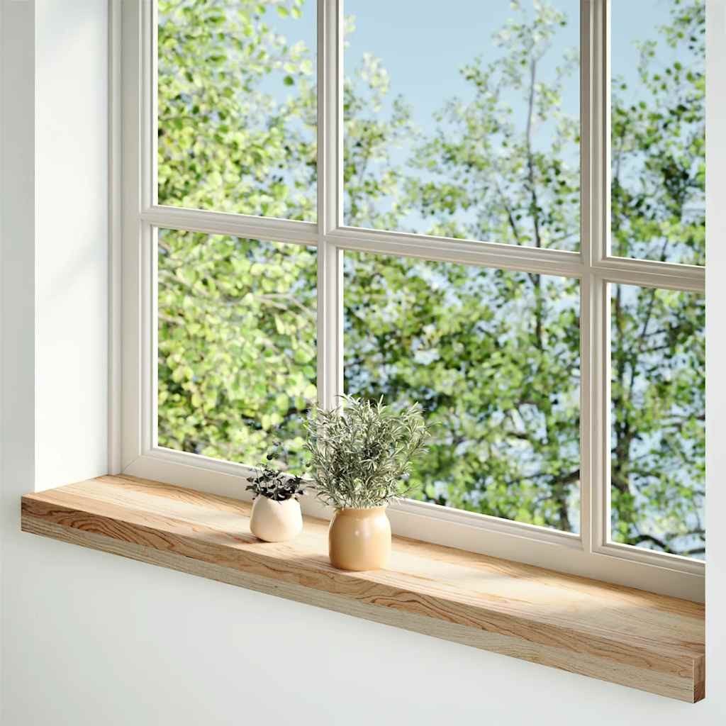 vidaXL Fensterbank 70 x 15 x 2 cm Fensterbänke 2 Stk Unbehandelt 70x15x2 cm Massivholz Ei