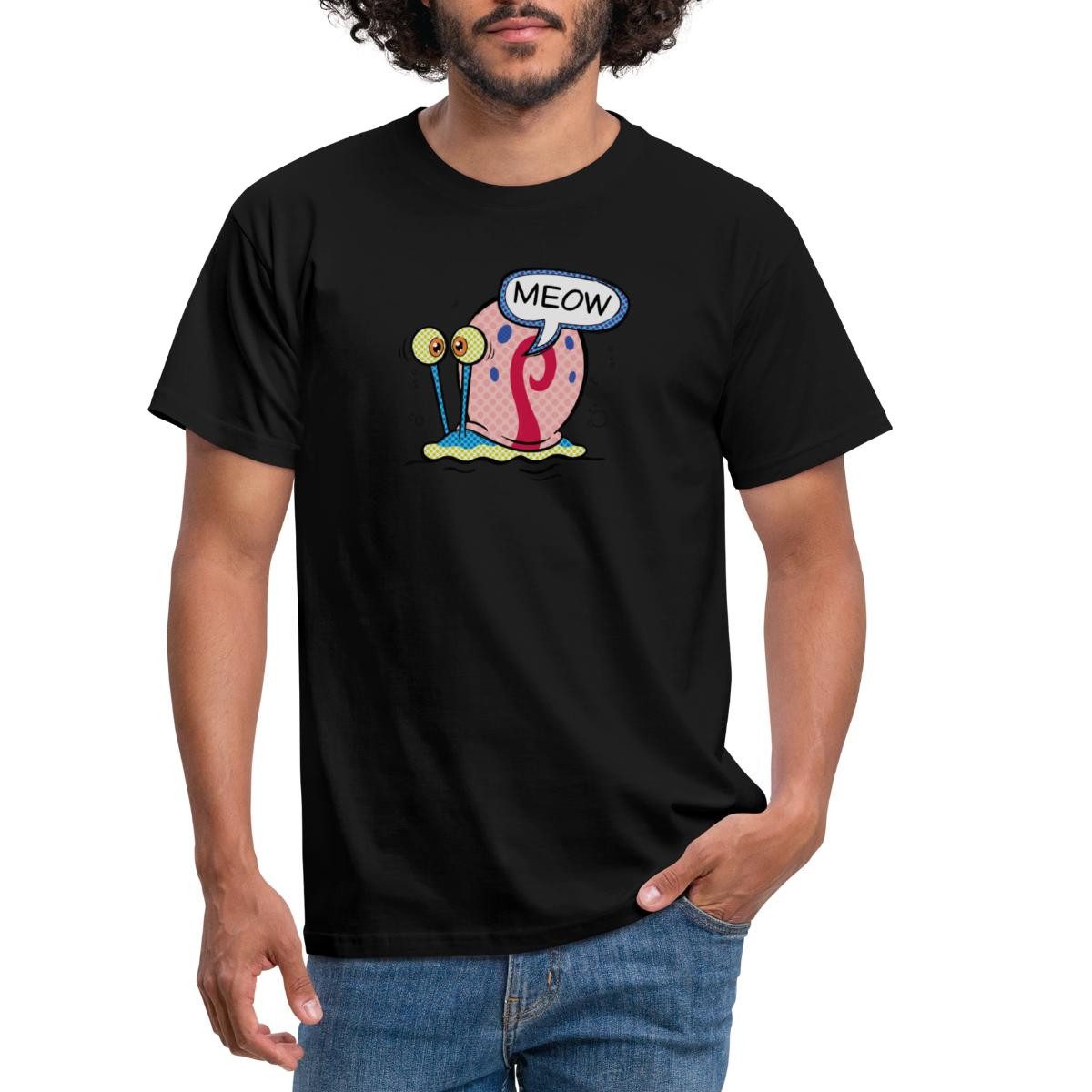 Spreadshirt T-Shirt SpongeBob Schwammkopf Gary Die Schnecke Männer T-Shirt günstig online kaufen