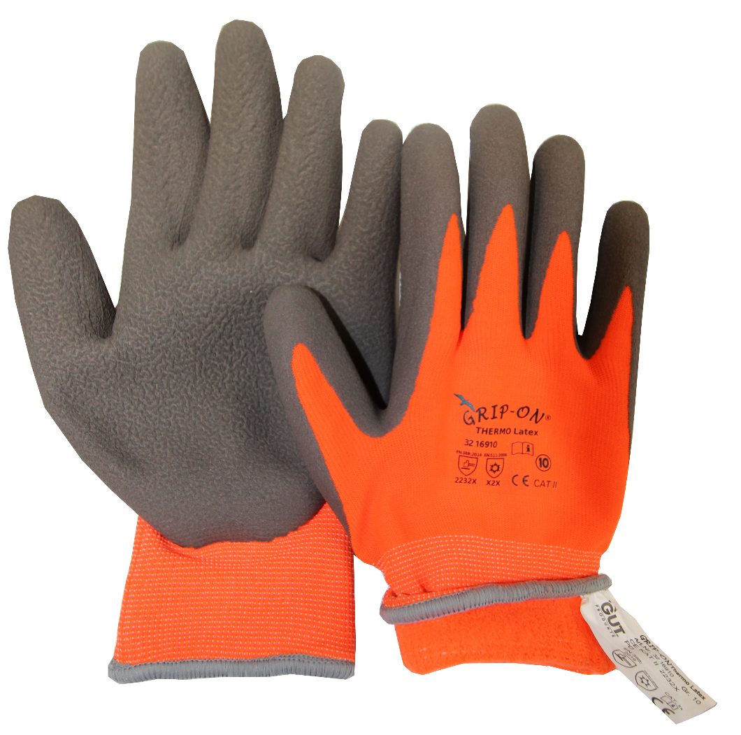 GUT-Produkte Arbeitshandschuhe Thermo Winter-Handschuh Orange (1-St) günstig online kaufen