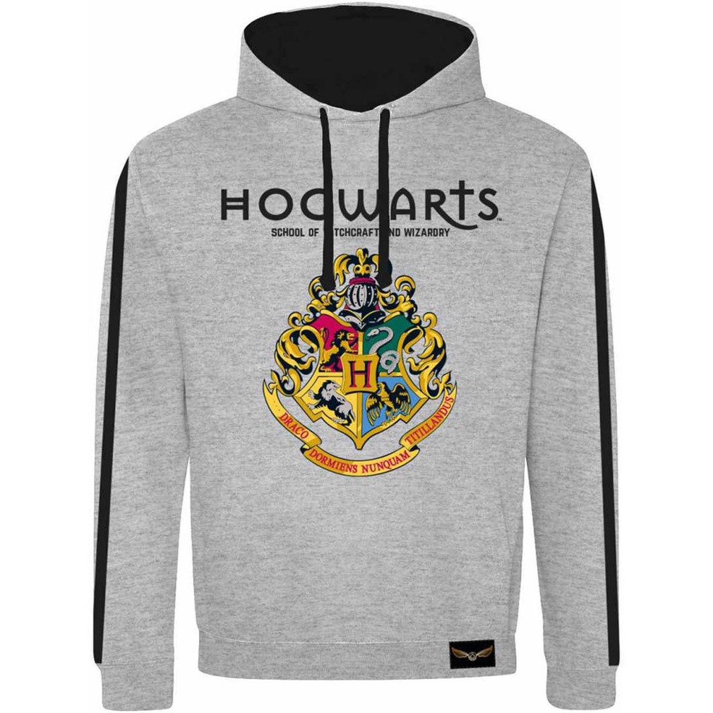 Harry Potter Hogwarts Crest Hoodie Hoody Kapu Sweater