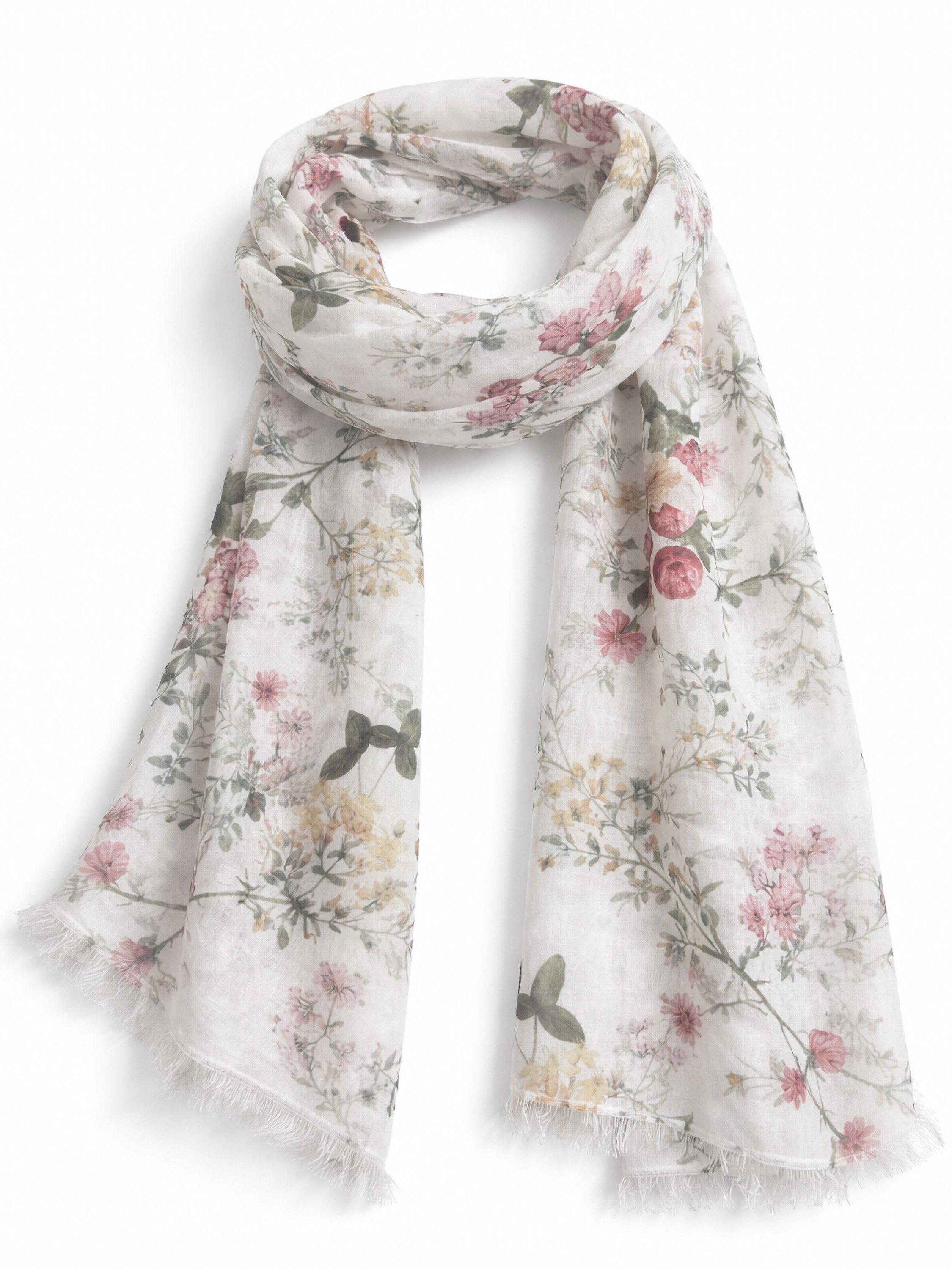 COLLEZIONE ALESSANDRO Modeschal Flora, (1-St), aus super-soft Viskose, mit Blumen Motiv