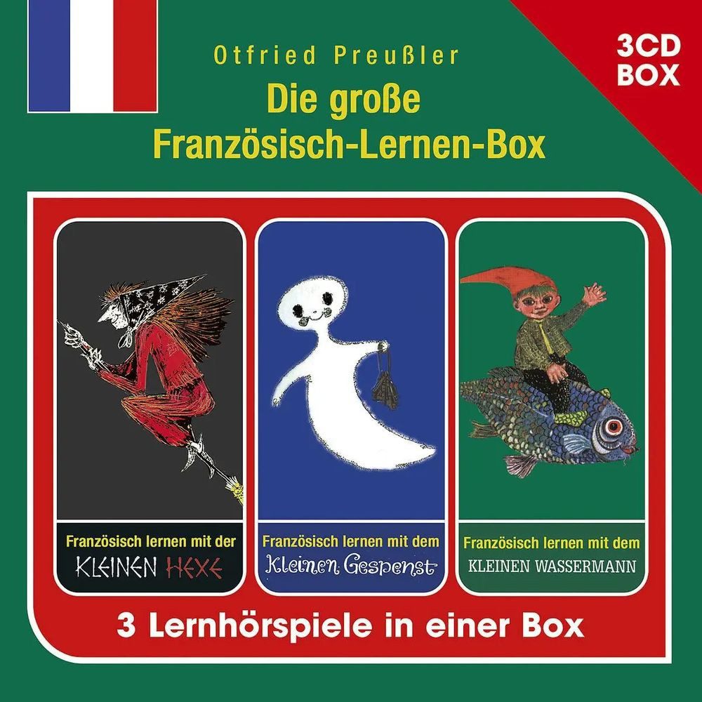 Hörspiel Die große Französisch-Lernen-Box (3-CD Hspbox)