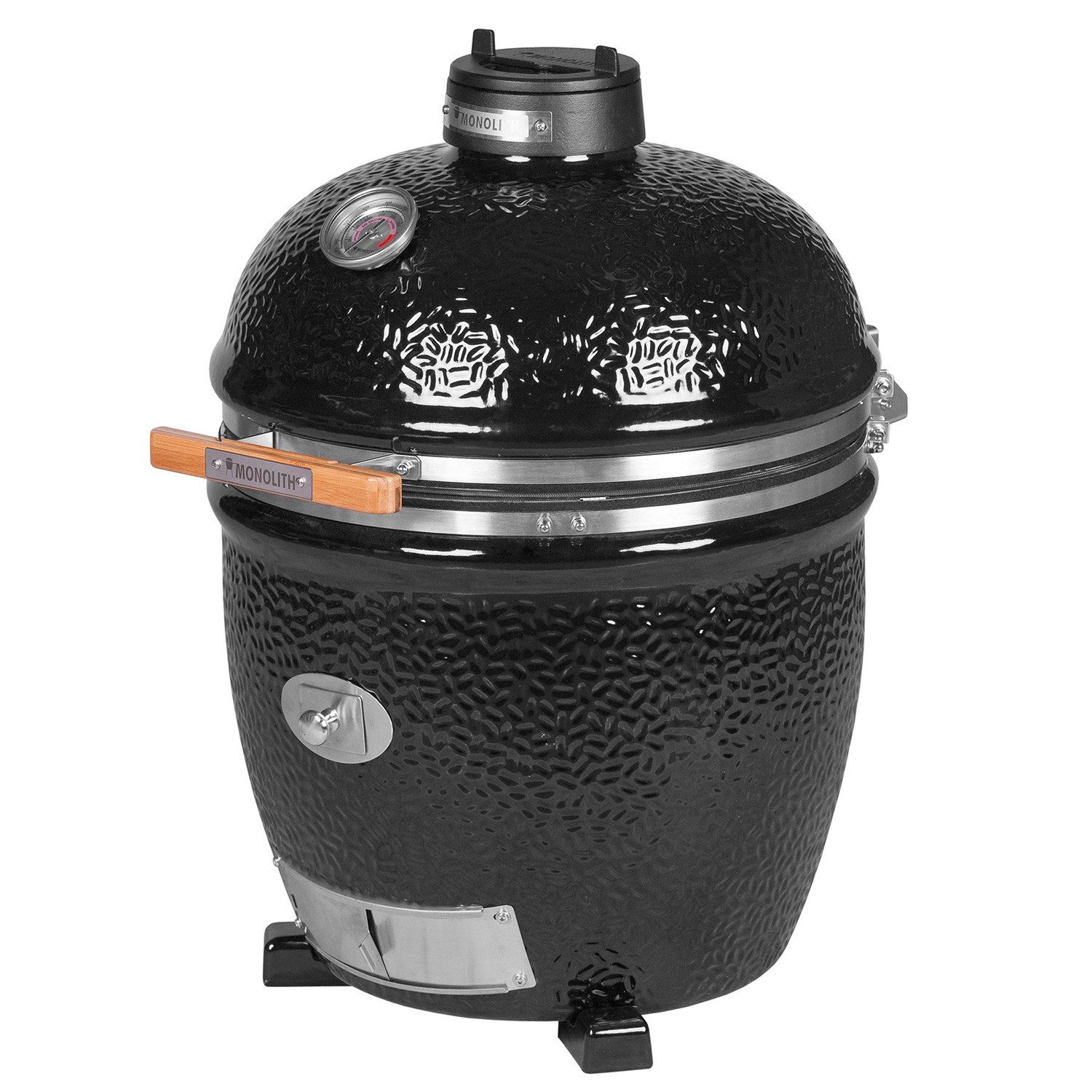 MONOLITH Keramikgrill MONOLITH CLASSIC BBQ GURU Keramikgrill PRO-Serie 2.0 Schwarz