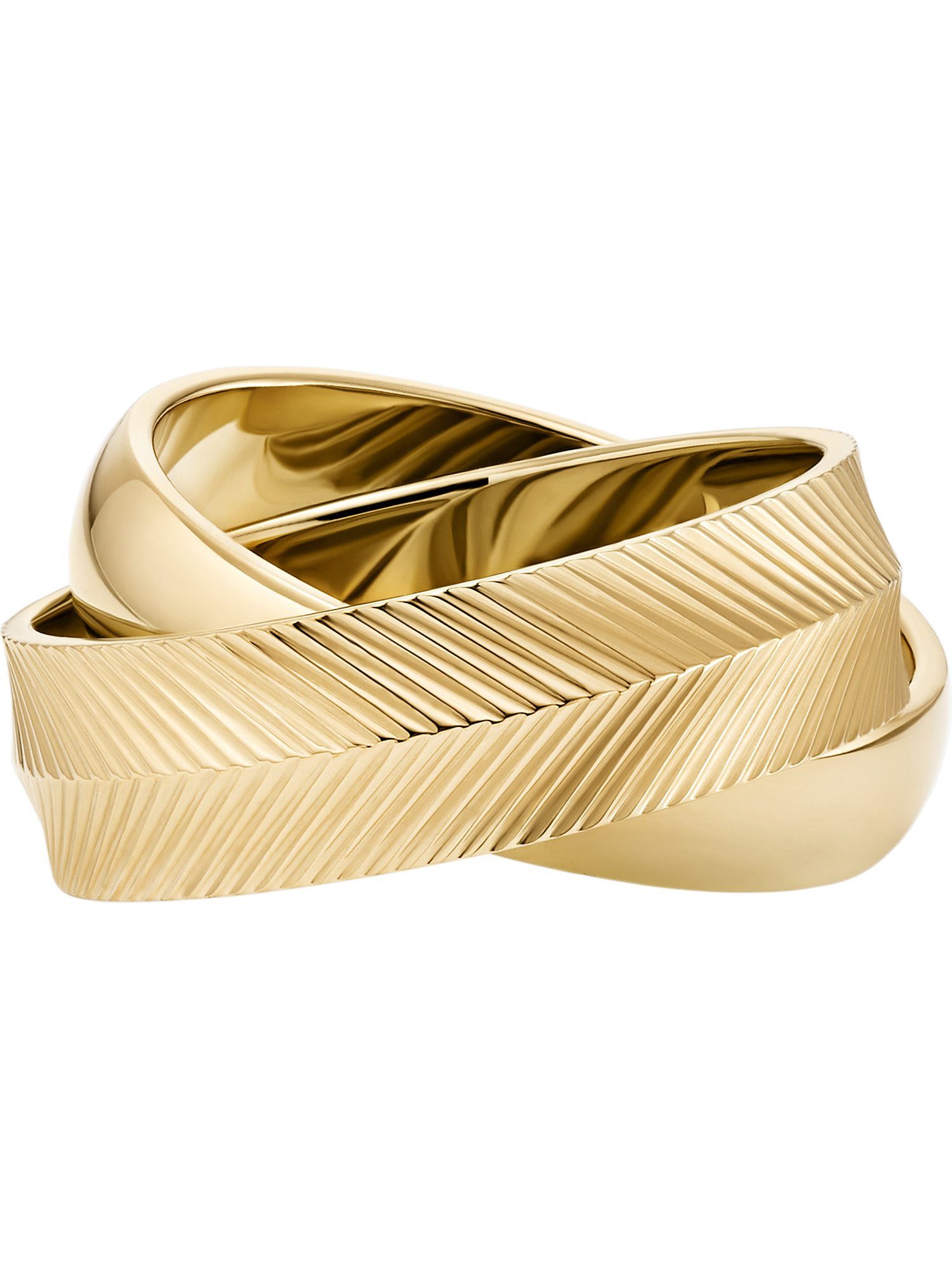 Fossil Fingerring Fossil Damen-Damenring Edelstahl günstig online kaufen