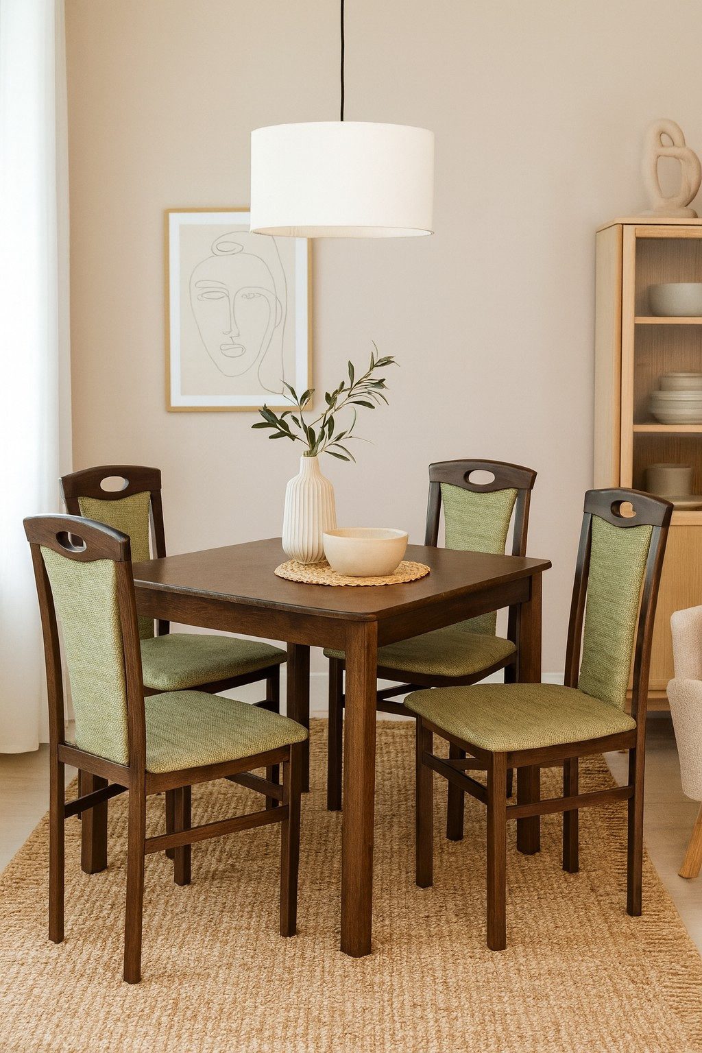 moebel-direkt-online Esszimmerstuhl 1 Massivholzstuhl, montiert, Gestell günstig online kaufen