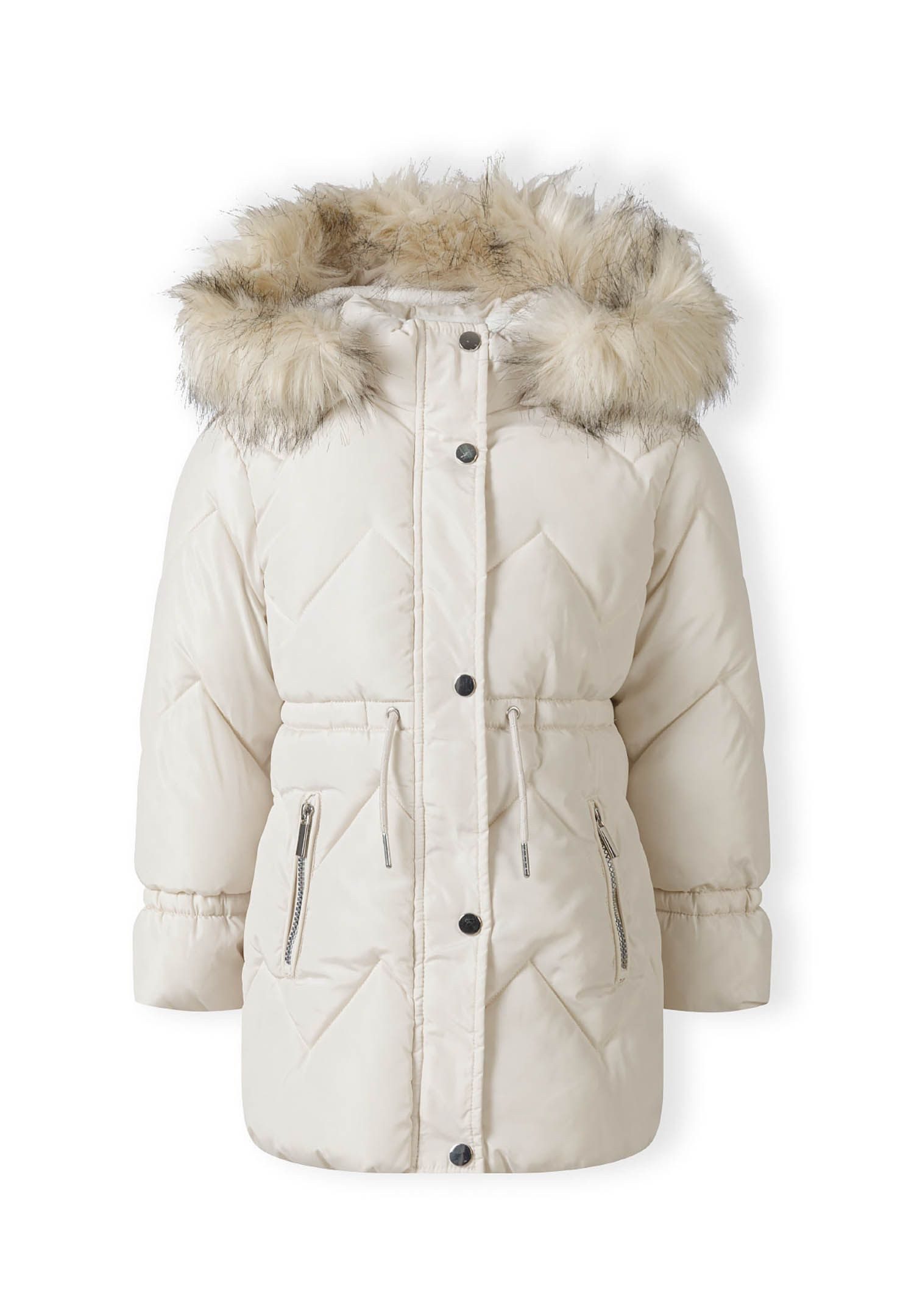 MINOTI Winterjacke Stepp-Winterjacke mit Kunstfell und Tunnelzug in der Tai günstig online kaufen