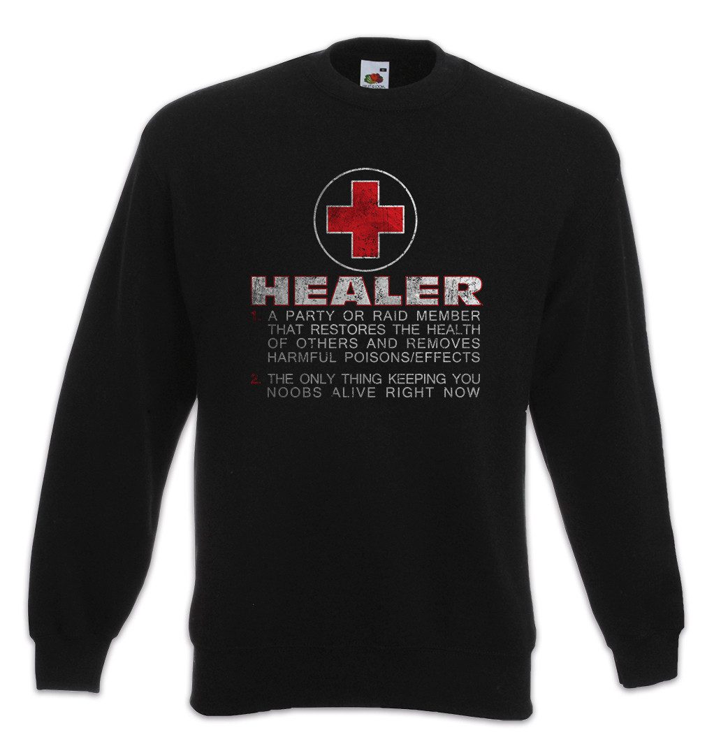 Sweatshirt Healer Role Sweatshirt Gamer Games Gaming Video RPG Roleplay PC Admin