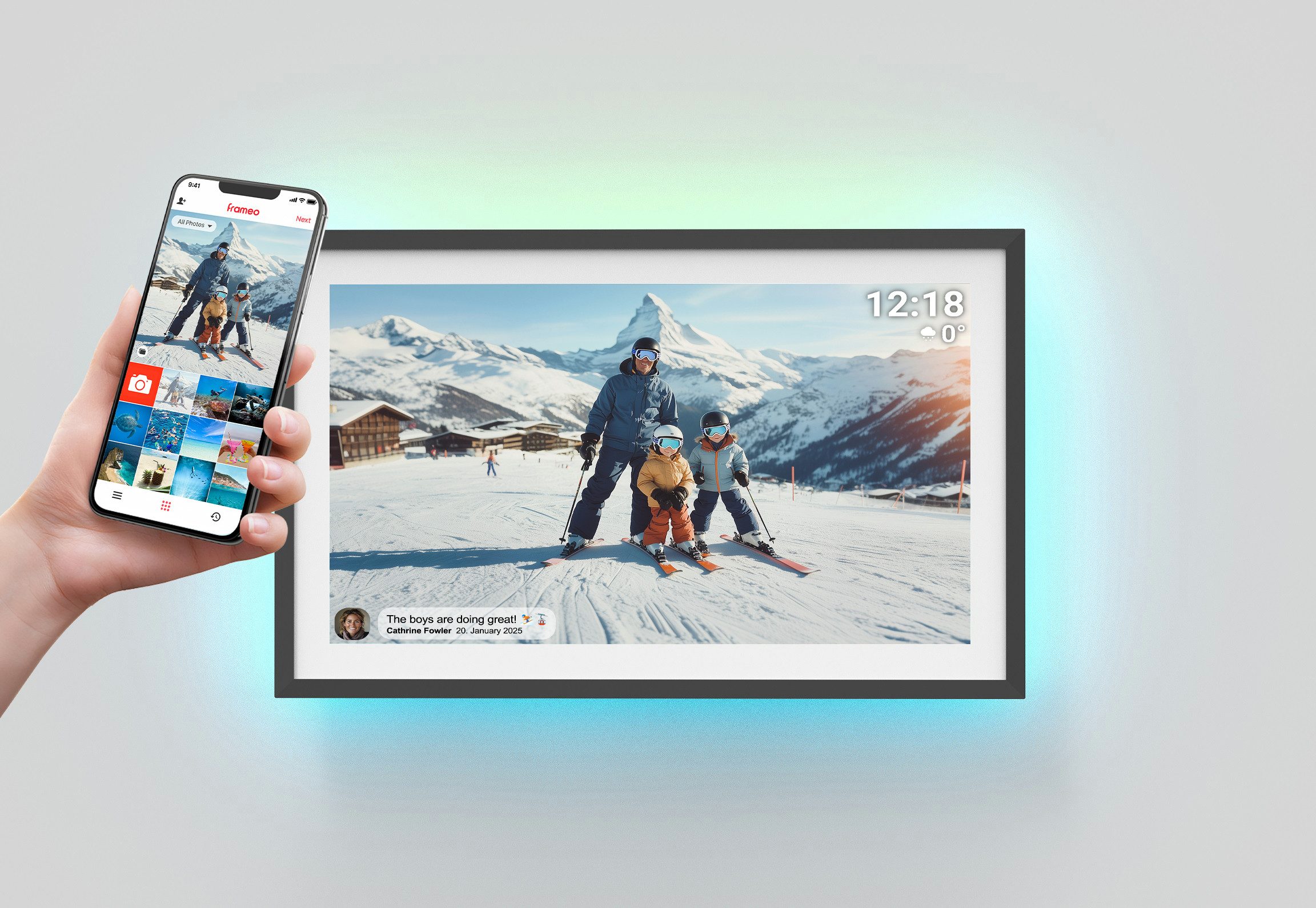 Denver PFF-1081 Digitaler Bilderrahmen (25.7 cm/10.1 ", 16 GB) günstig online kaufen