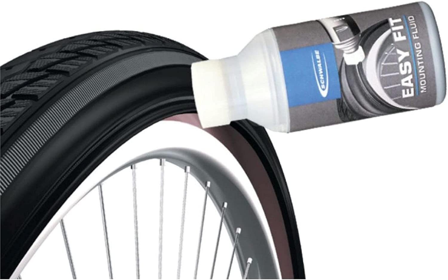 Schwalbe Fahrradreifen Schwalbe Easy Fit Fahrrad Reifen Montage Paste Flasche Schwamm 50ml