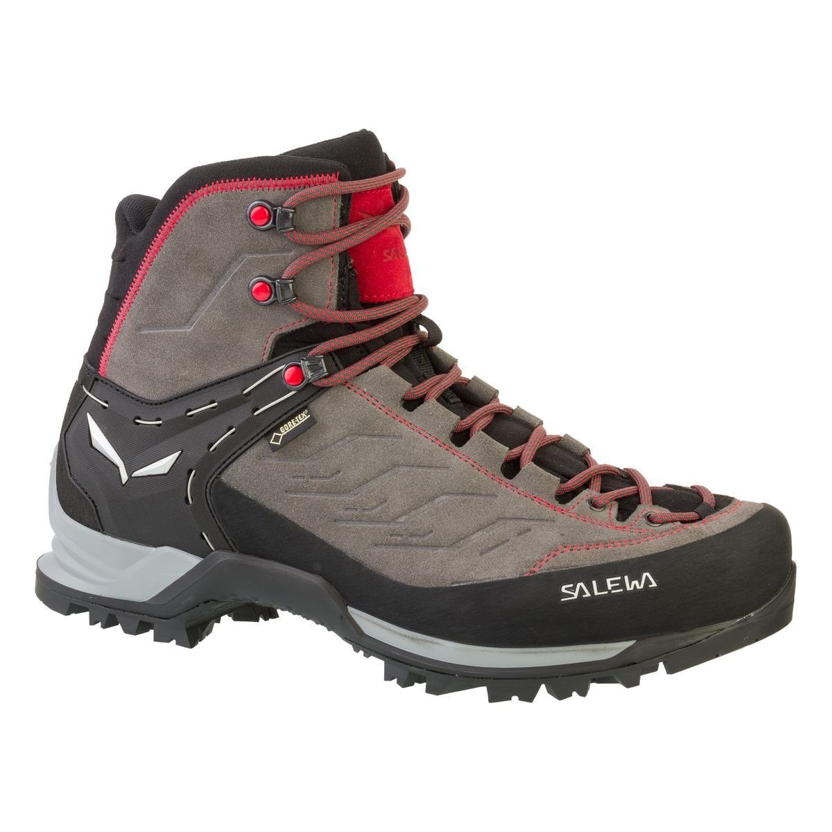 Outdoorschuh Mid Bergschuh Salewa Mountain - Herren) charcoal/papavero GTX (Halbhoher Trainer Salewa