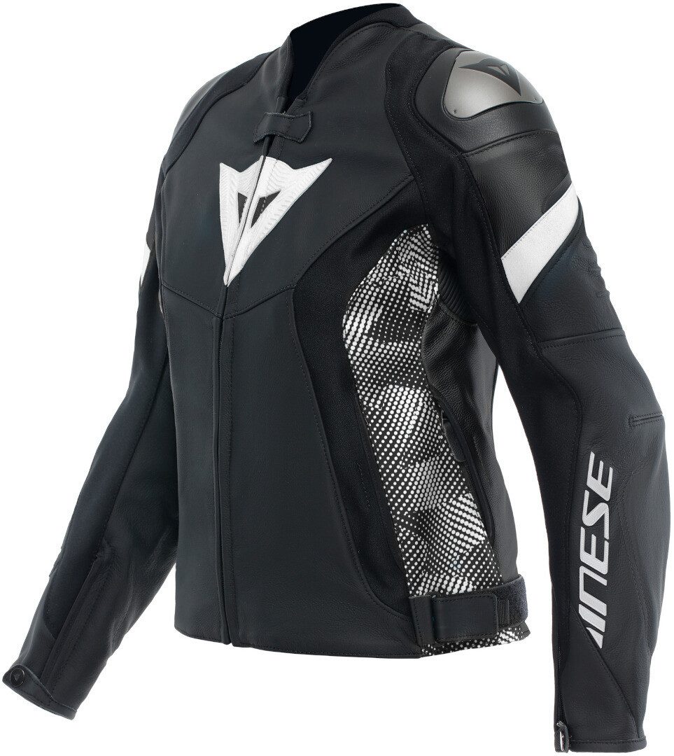 Dainese Motorradjacke Avro 5 Damen Motorrad Lederjacke Wasserdicht Atmungsaktiv protektoren reißverschluss wasserdichte