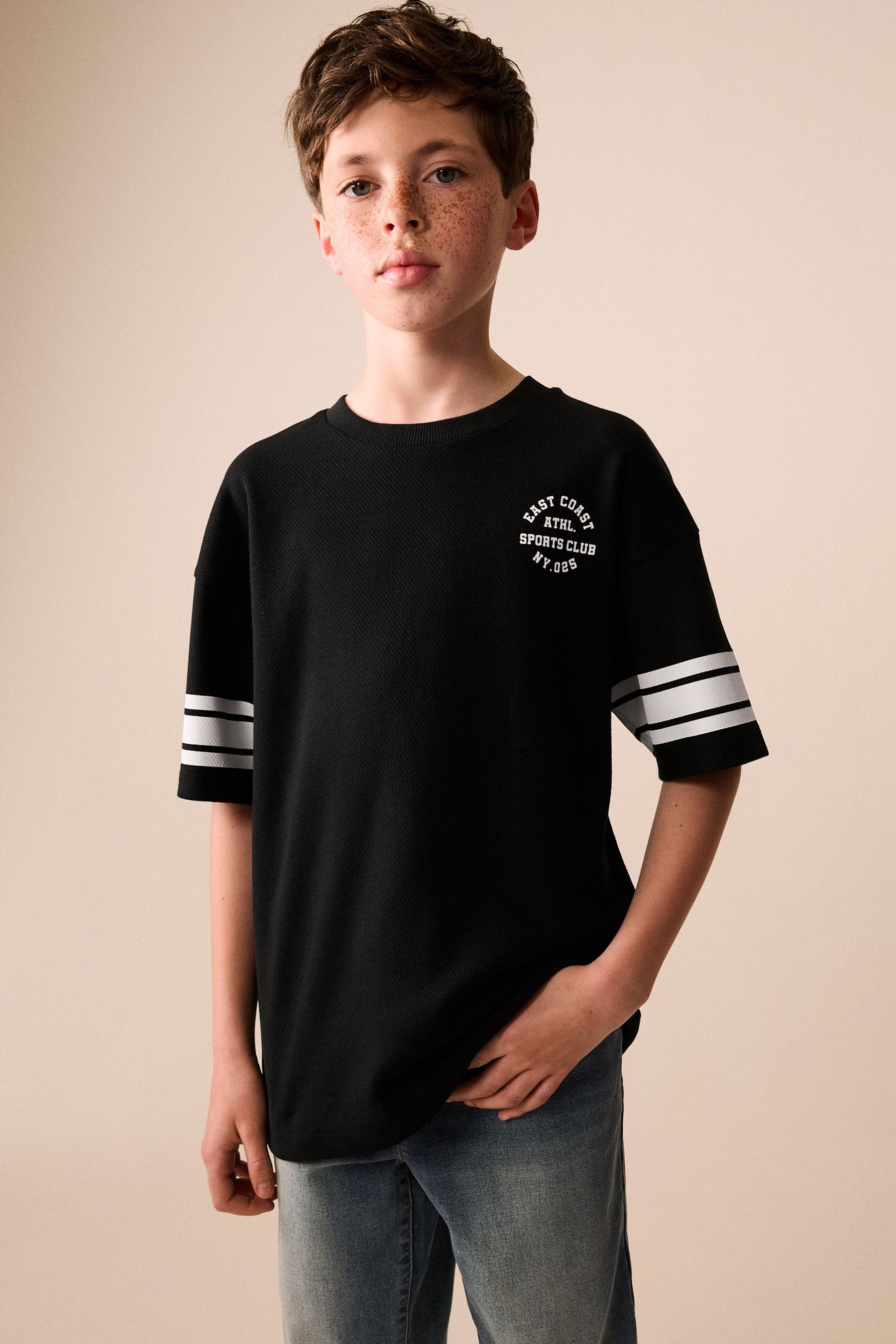 Next T-Shirt Relaxed Fit T-Shirt, Varsity (1-tlg)