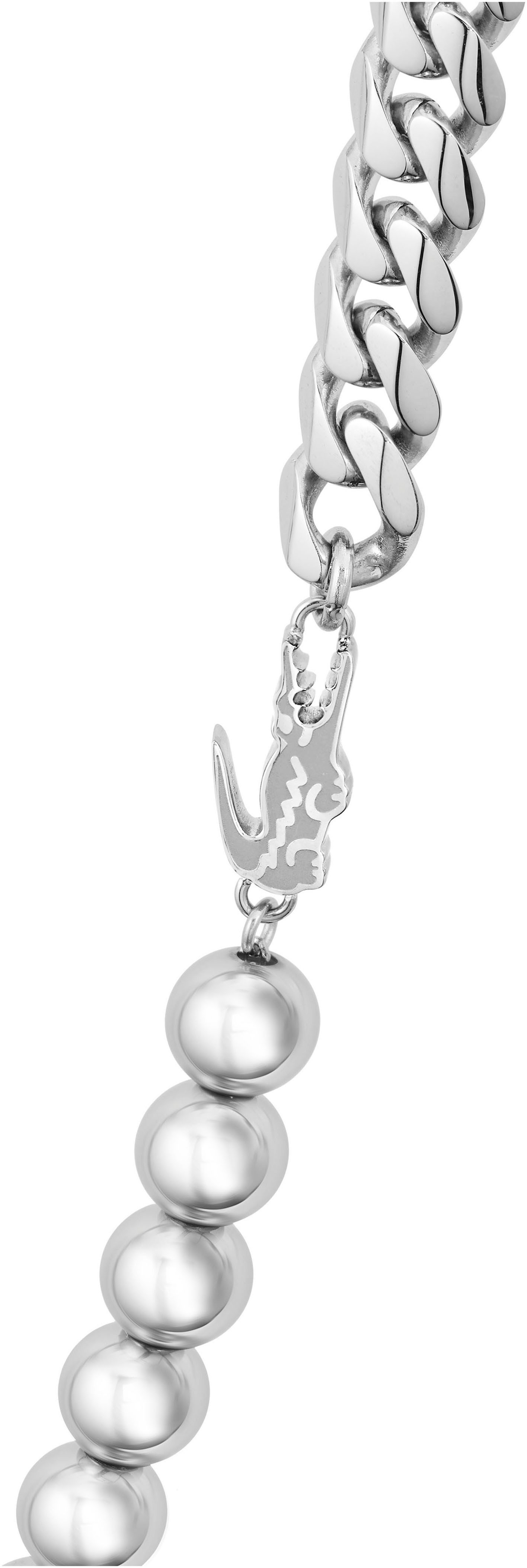 Lacoste Edelstahlkette ORBE, 2040335 sil...