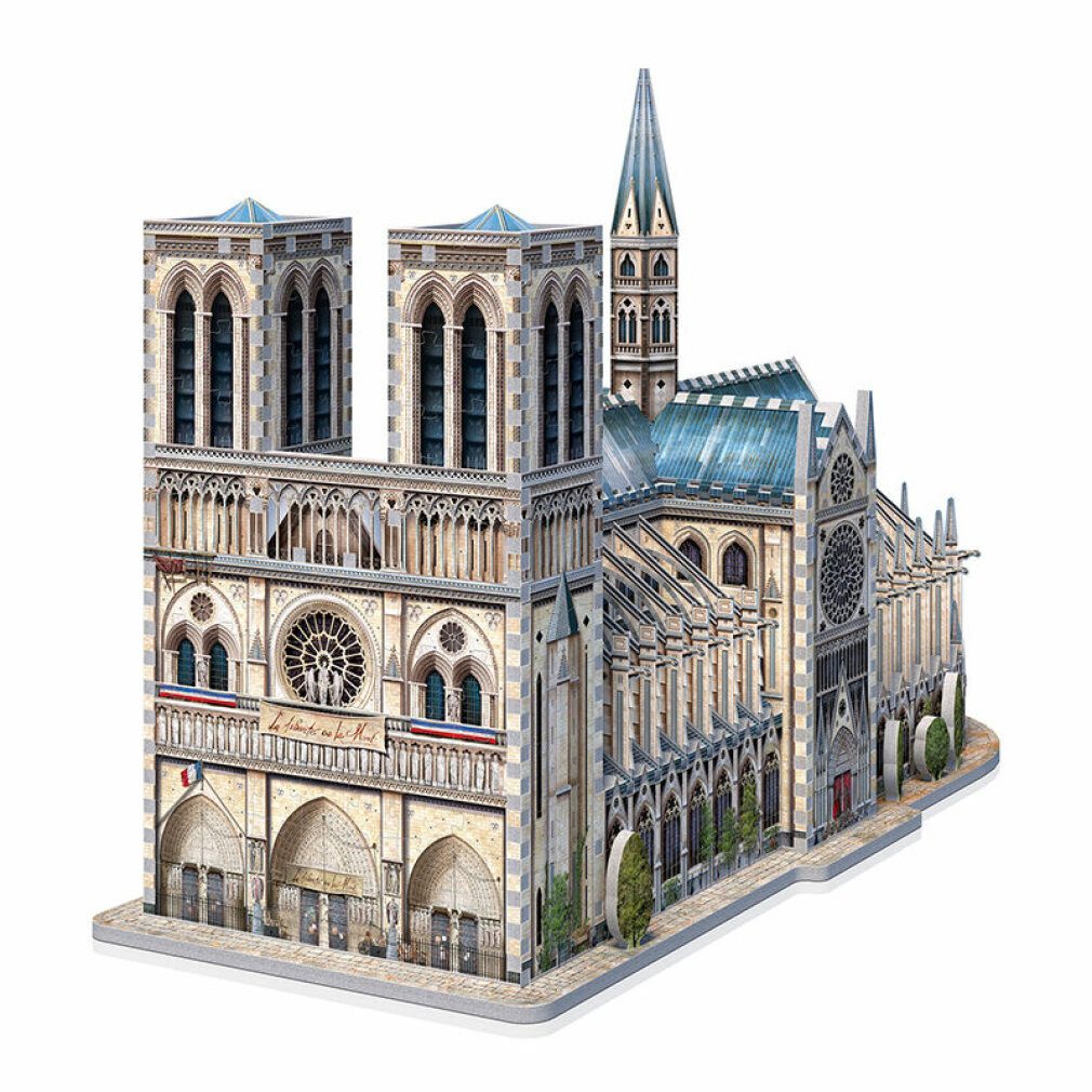 Wrebbit 3D-Puzzle Assasin's Creed - Notre Dame 3D Puzzle, Puzzleteile