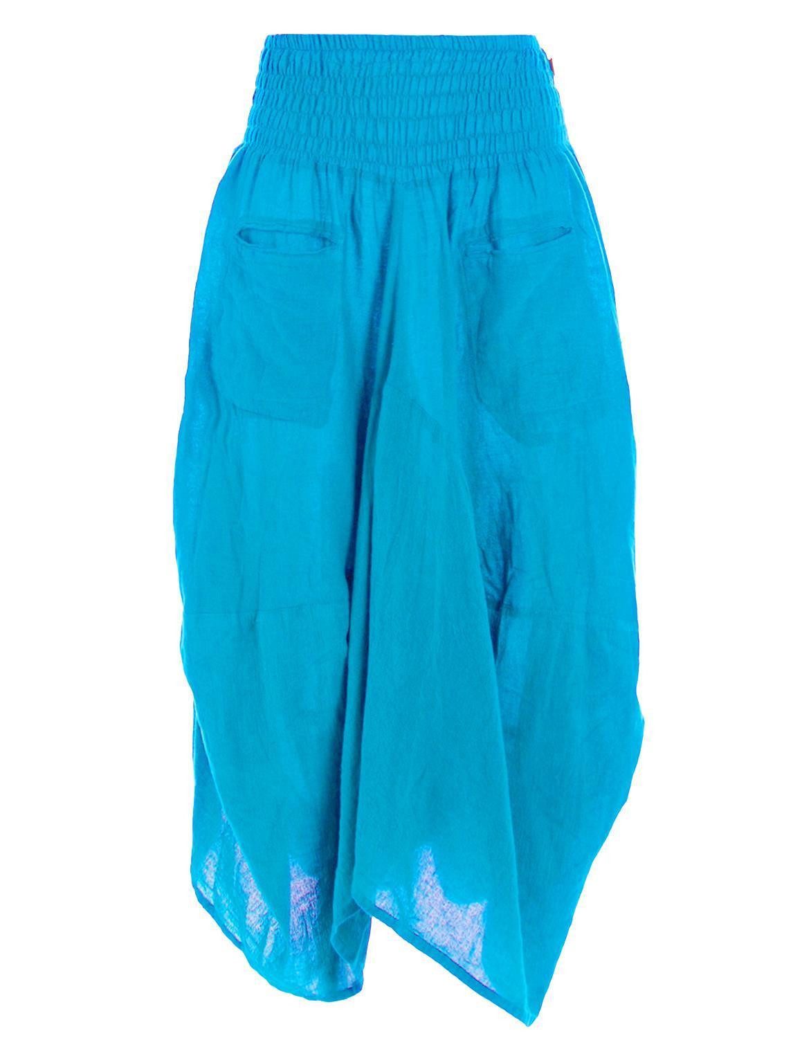 Vishes Maxirock Knöchel-Langer Luftiger Damen Sommer-Rock Einfarbig Sommerröcke Goa, Hippie, Boho Style