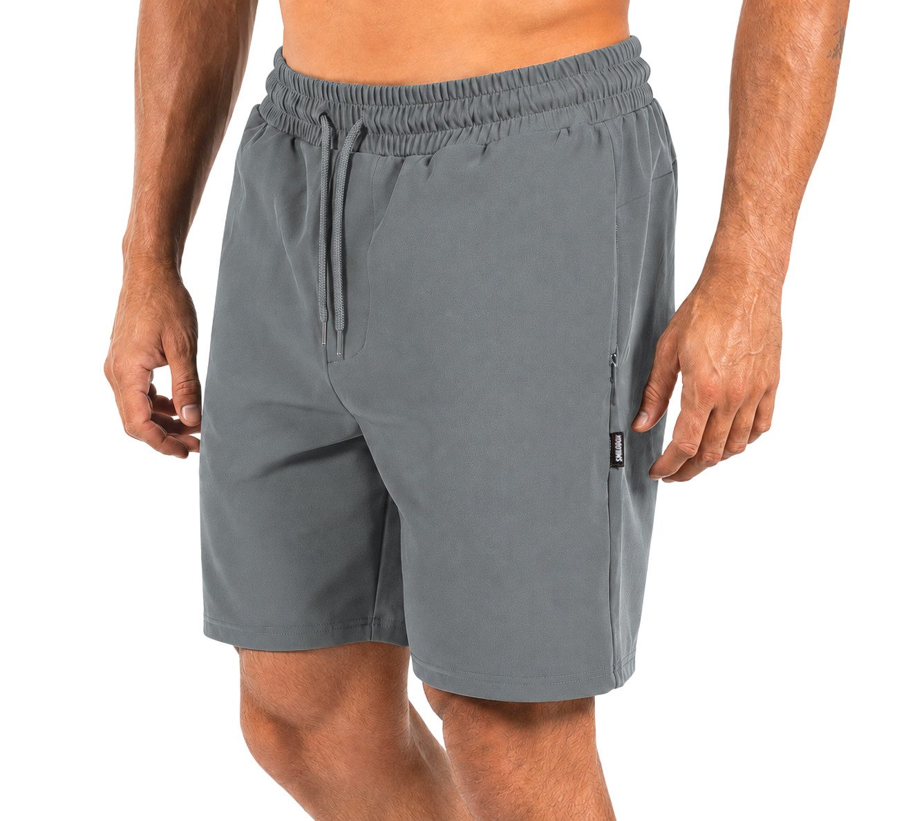Smilodox Shorts Torvin Herren, kurze Hose, Regular Fit, Sportshorts für Gym & Laufen Komfortbund, Tunnelzug, Seitentaschen, Casual, Gymwear