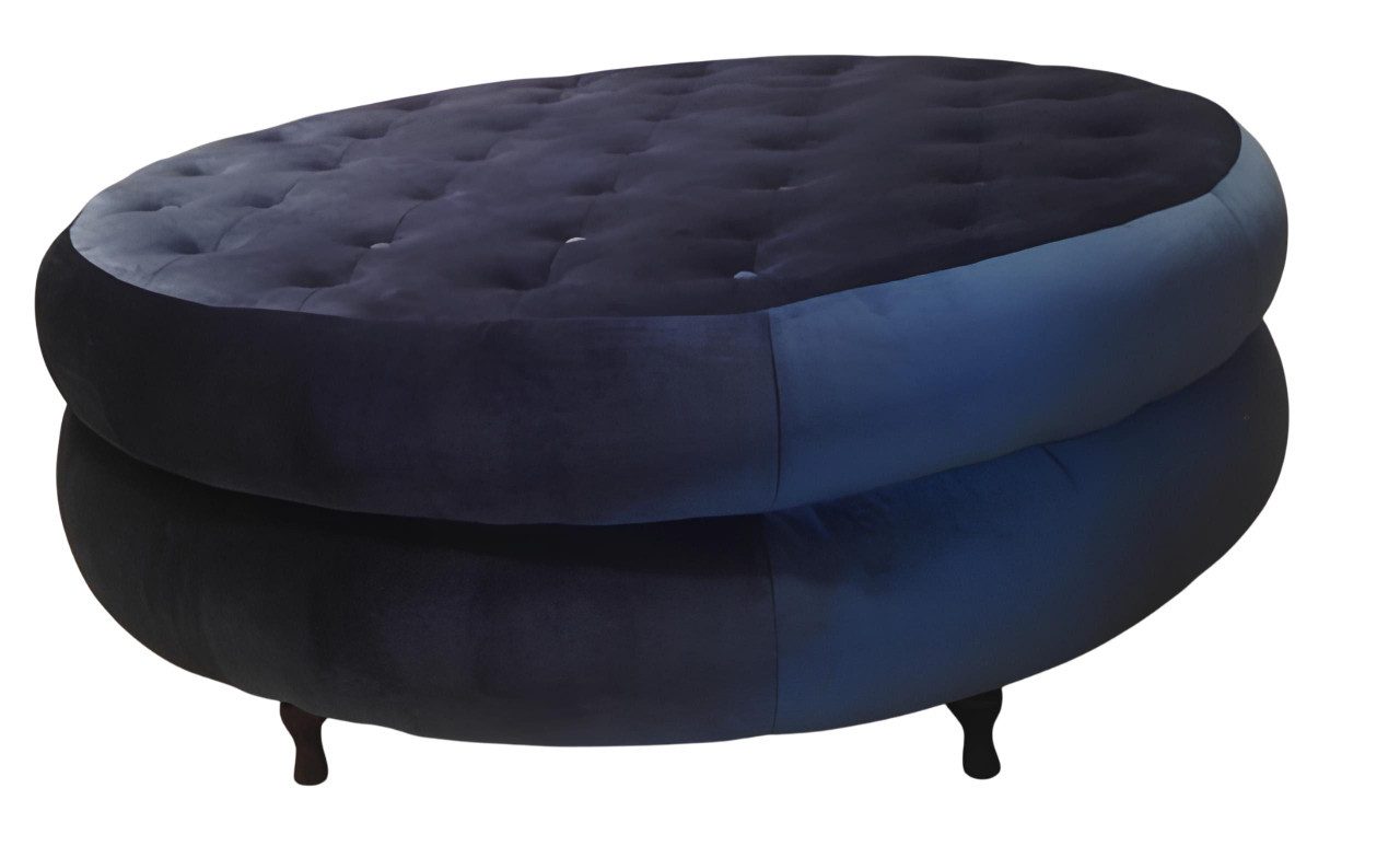 Xlmoebel Polsterhocker Chesterfield Hocker MESSINA in elegantem Design (1 St., HOCKER POLSTERHOCKER CHAISE DIVERSE FARBEN MESSINA), Hergestellt in Europa