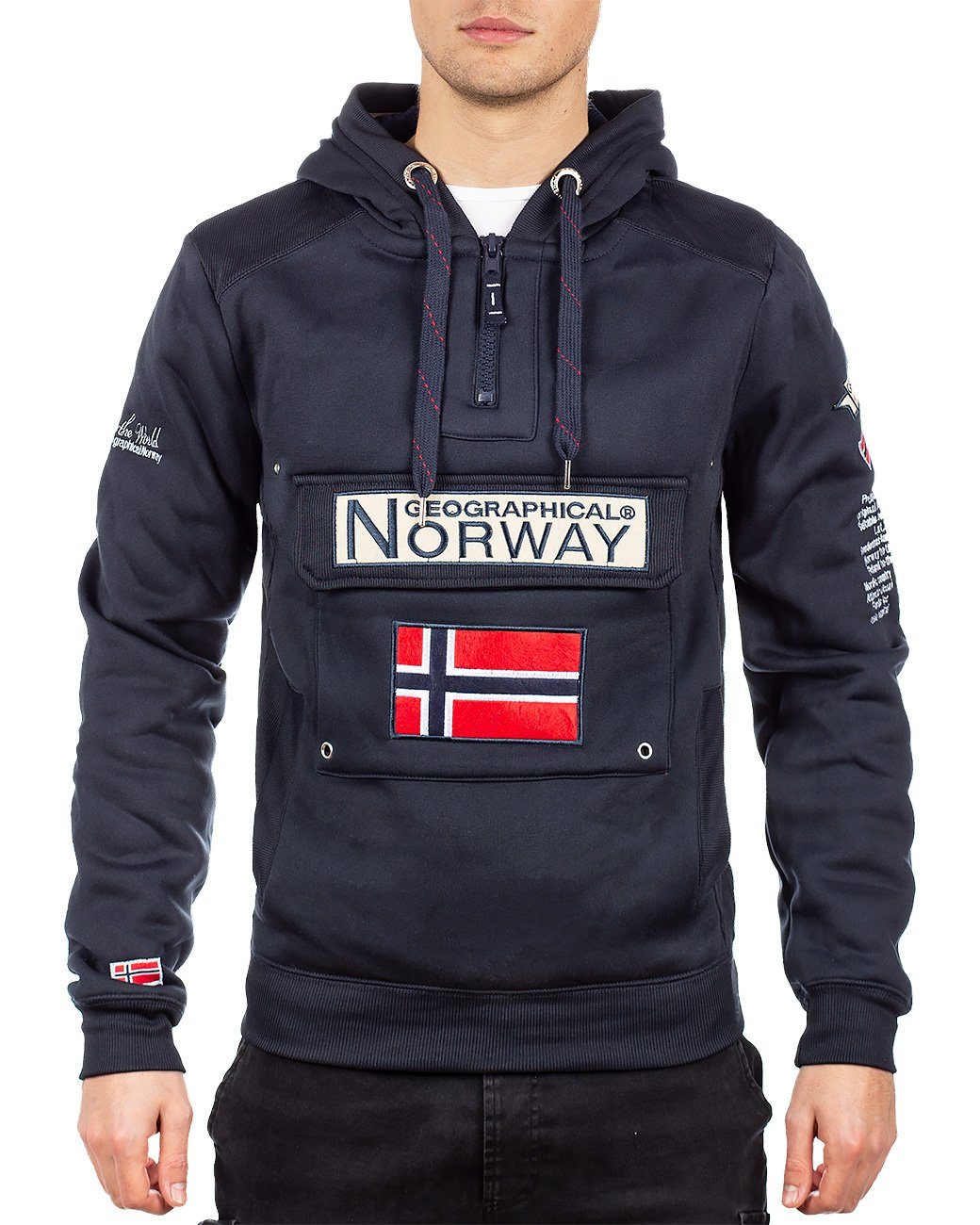 Geographical Norway Kapuzenpullover Herren Regular Fit Hoodie bagymclass me günstig online kaufen