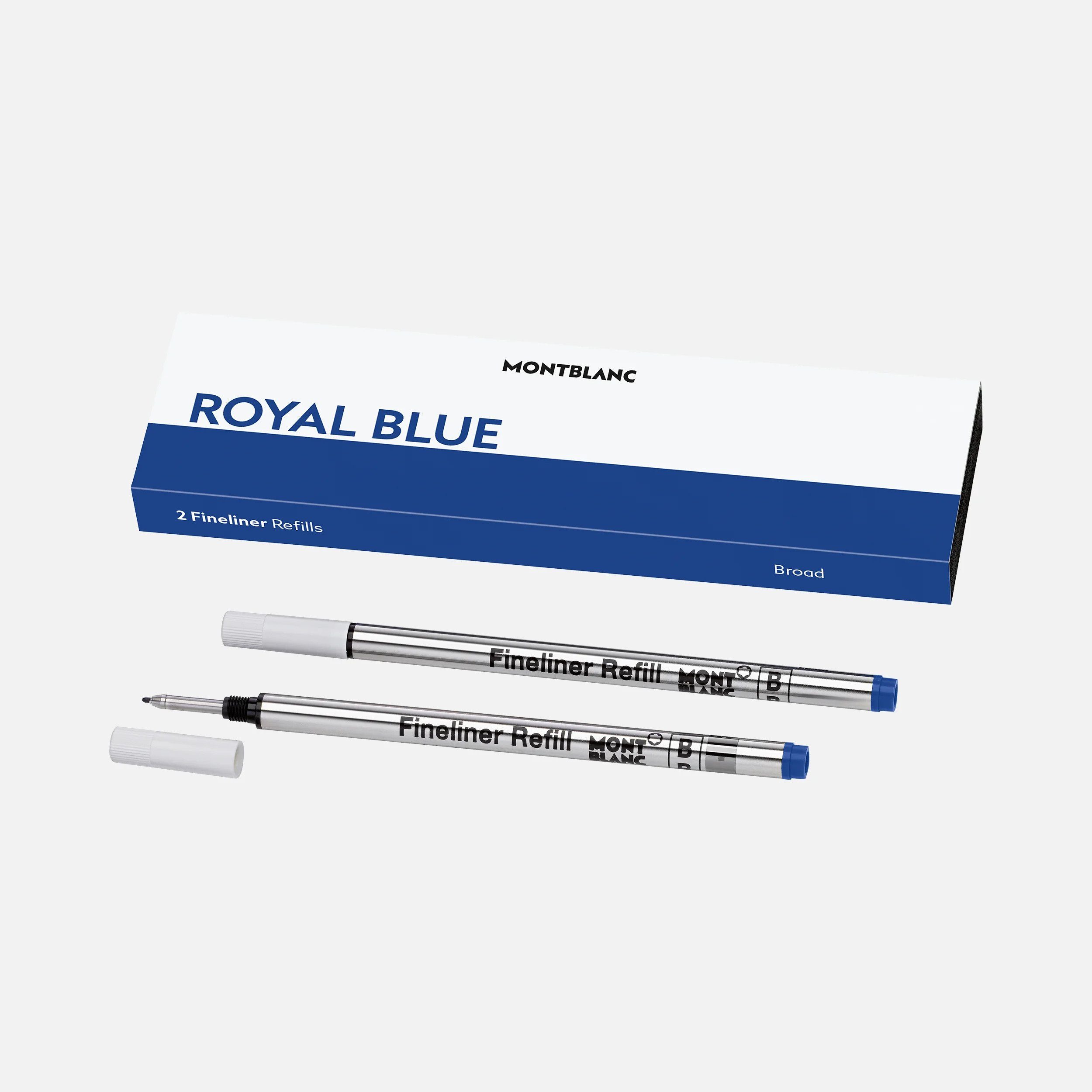 - MONTBLANC blau Fineliner 2ST B Feinlinermine 128249 royal MONT BLANC