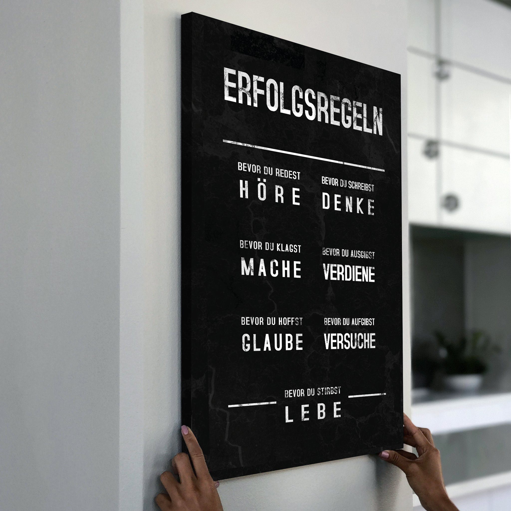 Hustling Sharks Leinwandbild Motivationsbild als Leinwandbild für mehr Erfo günstig online kaufen