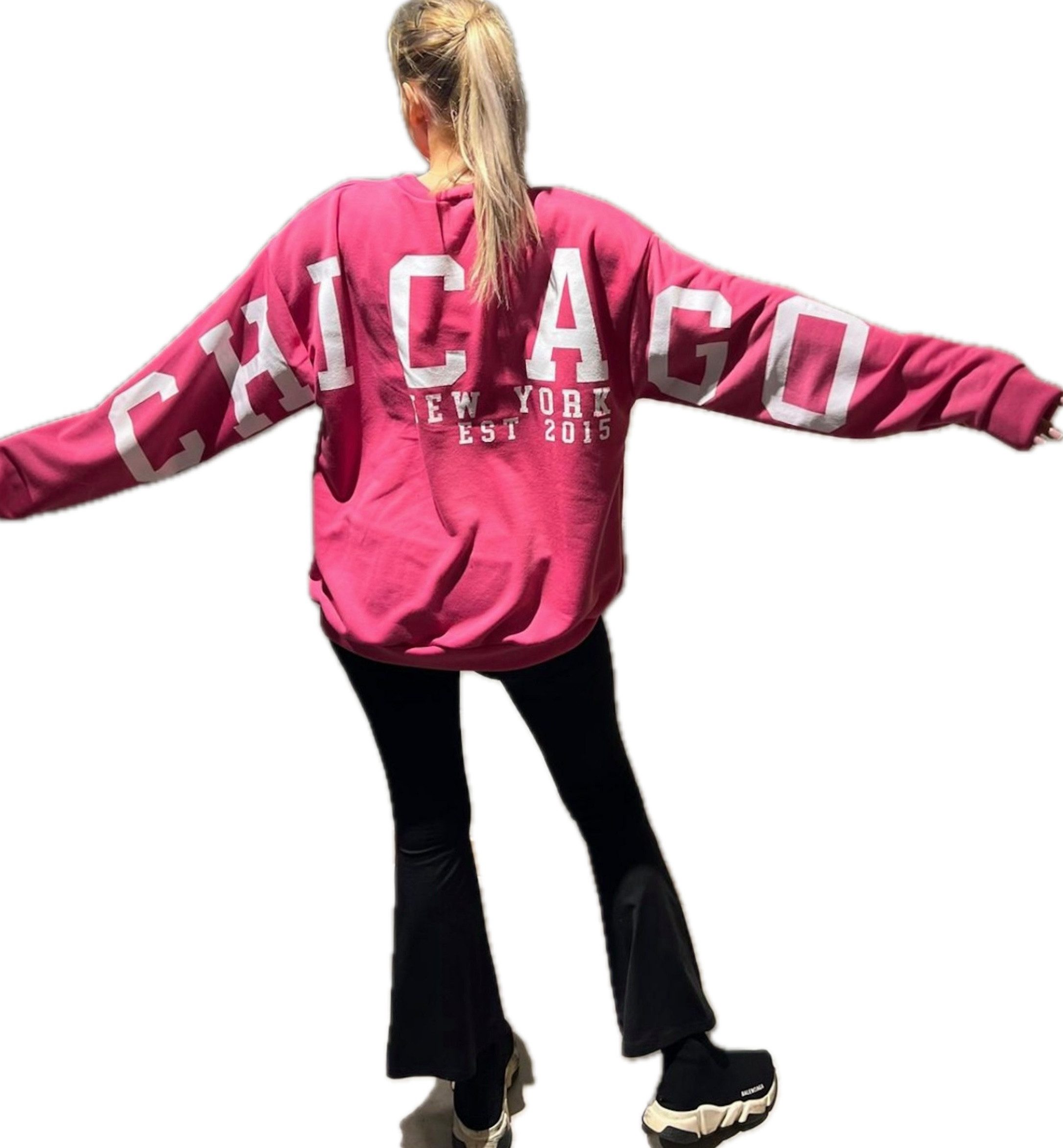 Worldclassca Longsweatshirt Worldclassca Oversized Sweatshirt CHICAGO günstig online kaufen