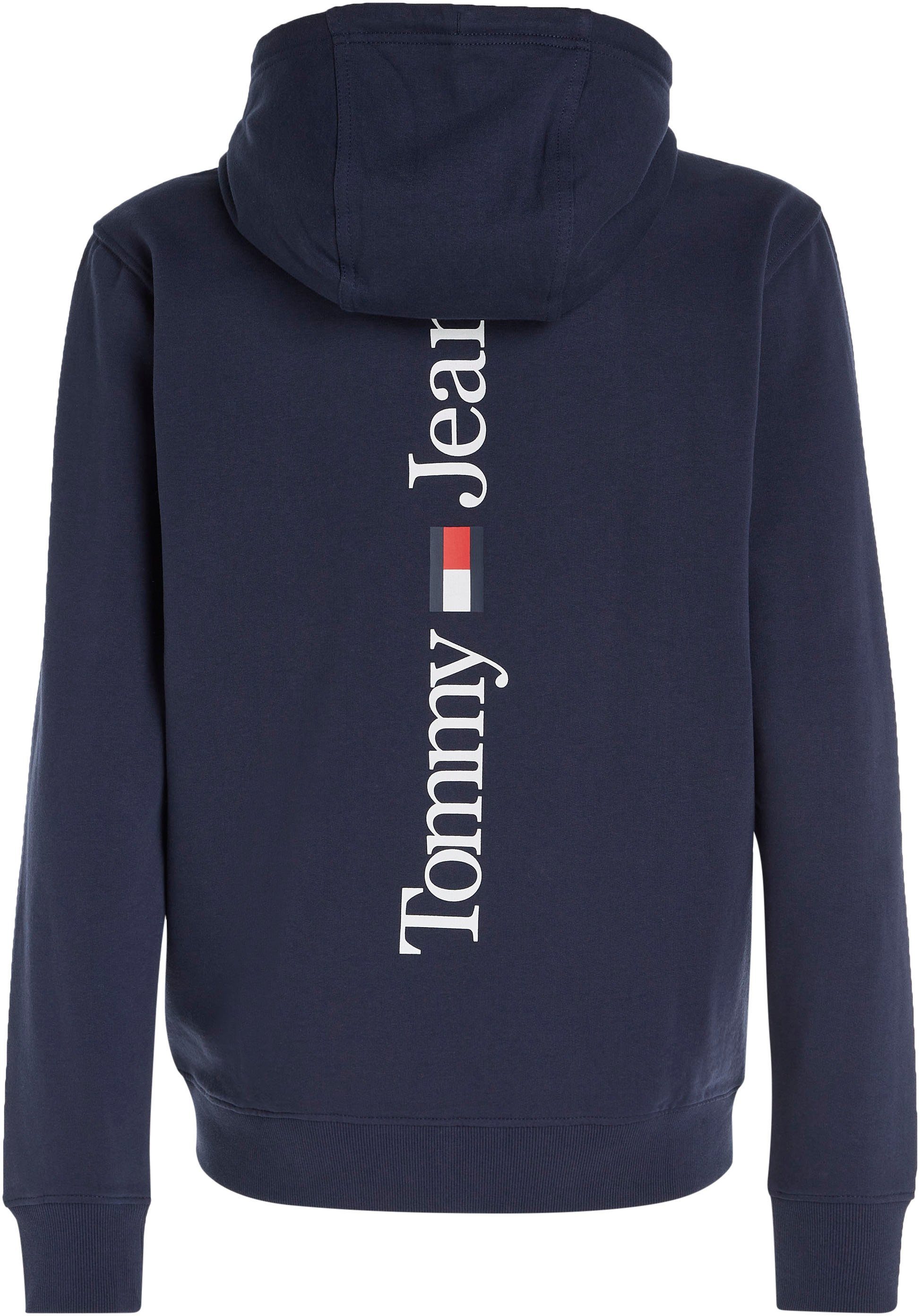Twilight Kapuzensweatshirt ZIP Tommy Navy REG LINEAR mit Jeans Backprint TJM FULL BACK