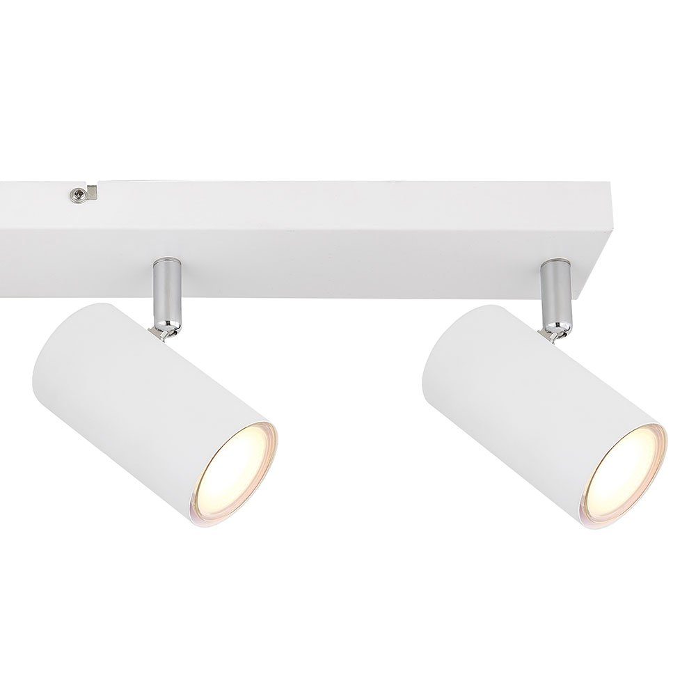 etc-shop Deckenlampe weiß Deckenspot, Deckenleuchte 4 Deckenstrahler Spot Leuchtmittel flammig inklusive, nicht LED