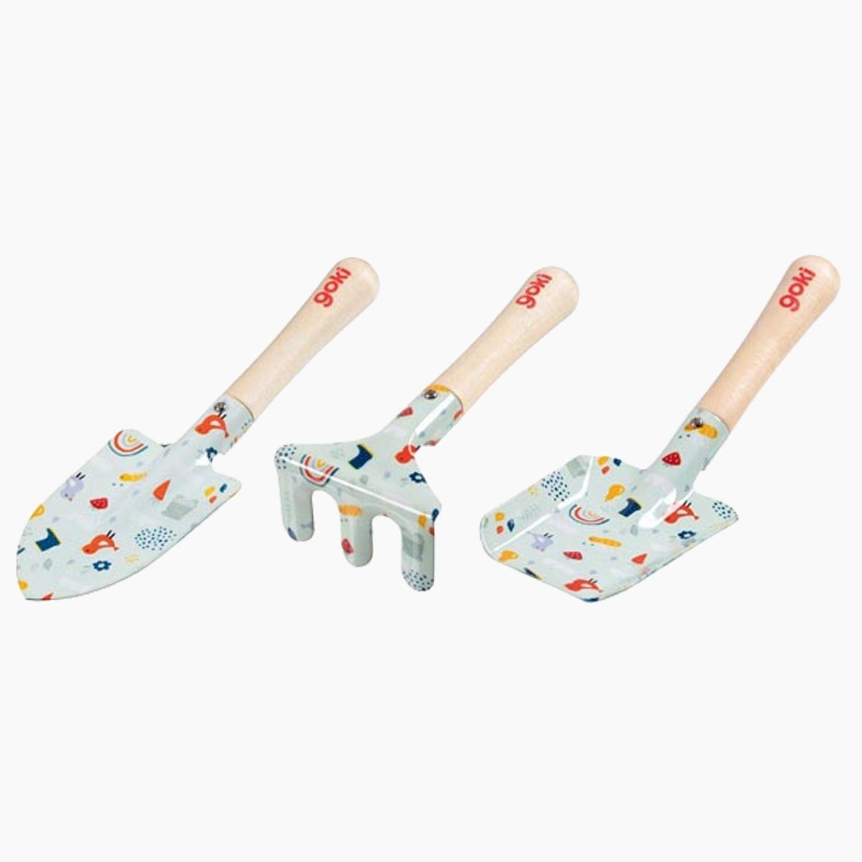 goki Spielzeug-Gartenset Gartengeräte-Set, Frühling, (packung, 3-tlg., set) günstig online kaufen