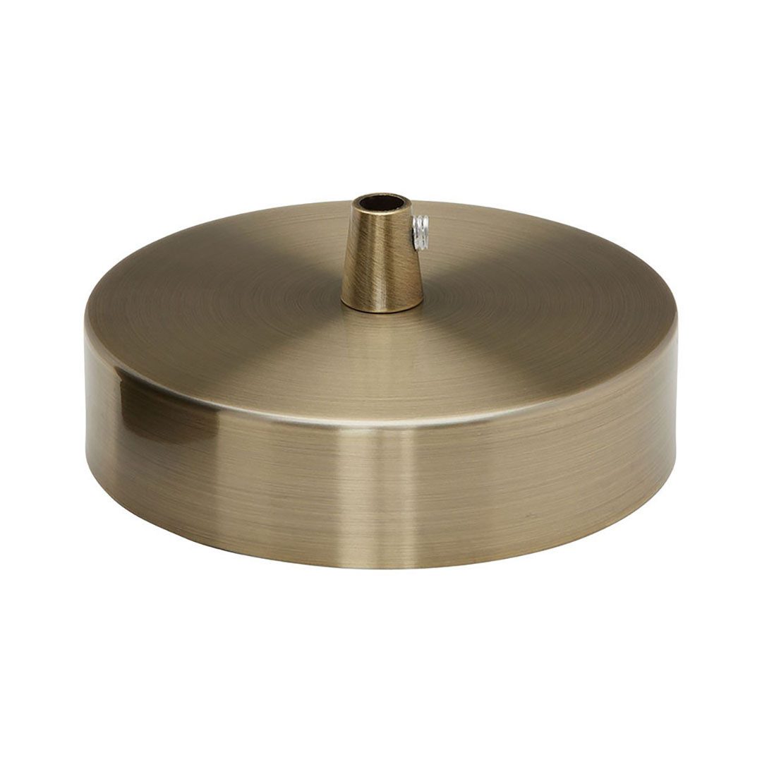 Girard Sudron Lampen-Verteiler Lampen Baldachin Metall 1-fach Bronze, Ø: 10 cm x H: 2,5 cm