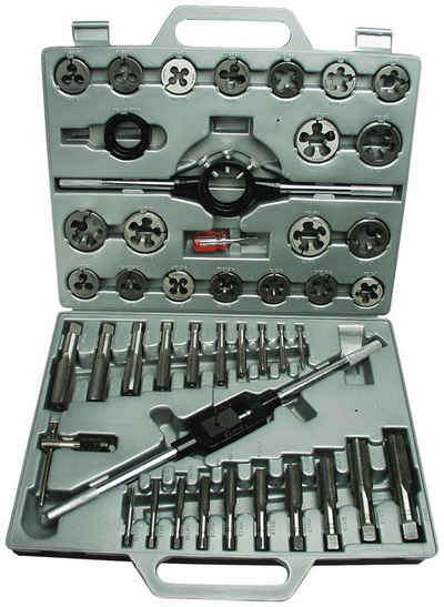Brüder Mannesmann Werkzeuge Gewindeschneider, Set, 45-tlg., im Koffer