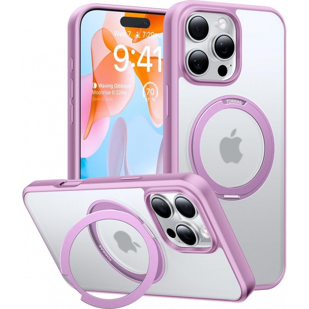 TORRAS Handytasche TORRAS Ostand Pro Case - Slim Schutzhülle für Smartphones. (Schlankes und leichtes Design)