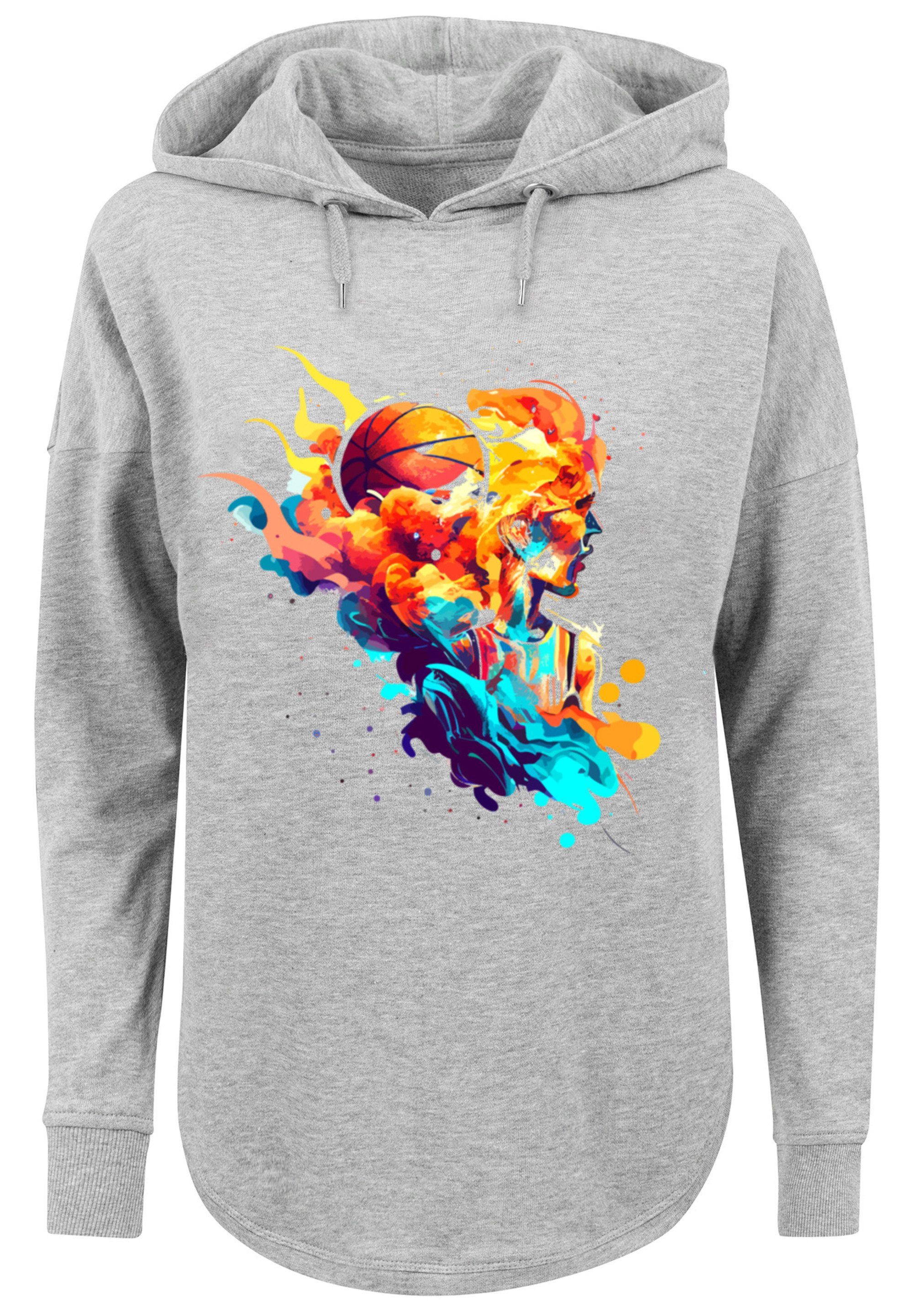 F4NT4STIC Kapuzenpullover Basketball Sport Player OVERSIZE HOODIE Print