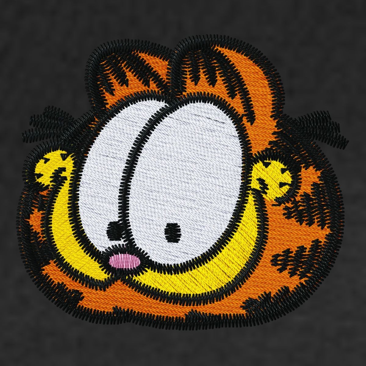 Spreadshirt Hoodie Garfield Als Stick-Design Damen Premium Hoodie (1-tlg)