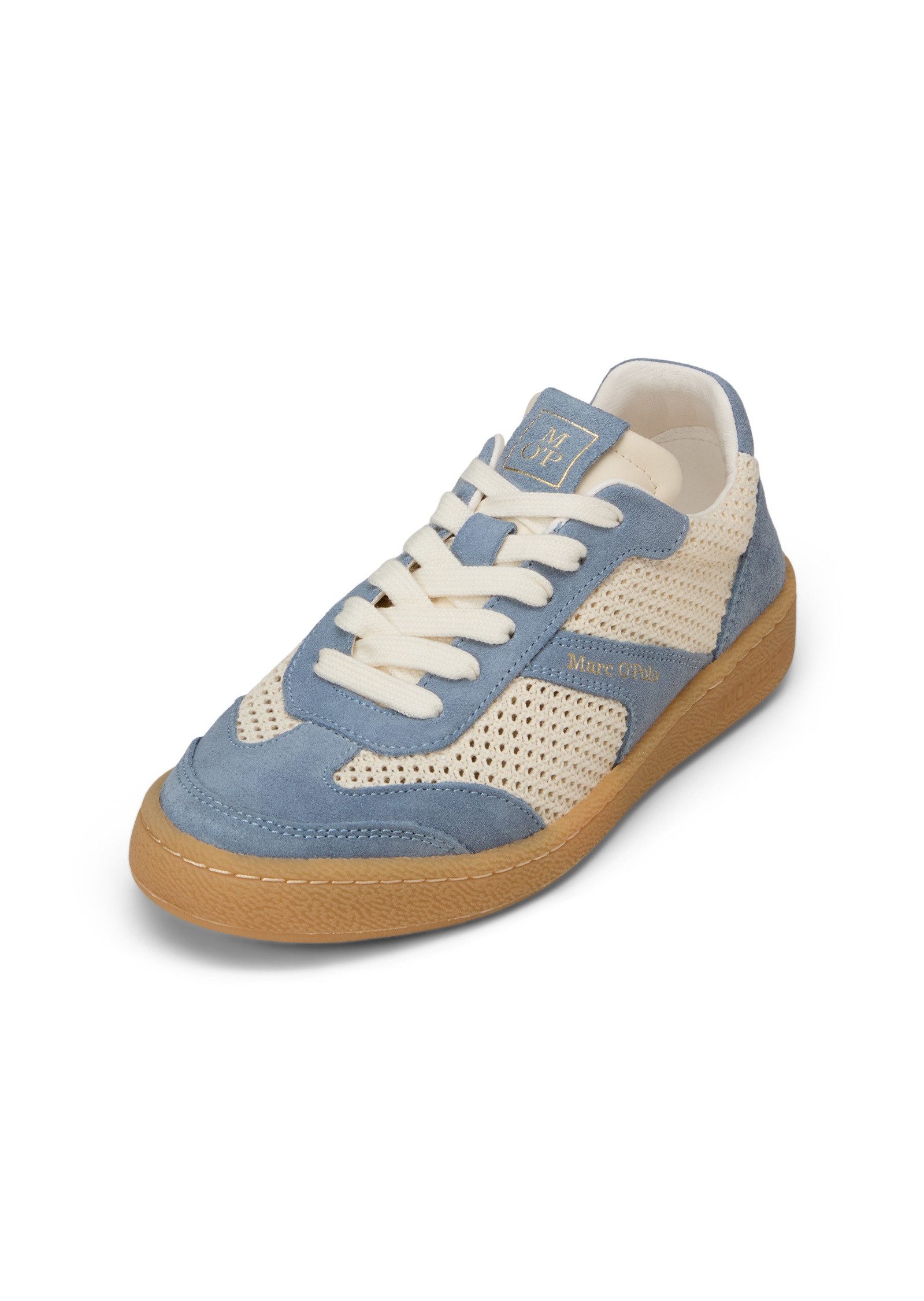 Marc O'Polo aus edlem Rindleder mit Häkeleinsätzen Sneaker