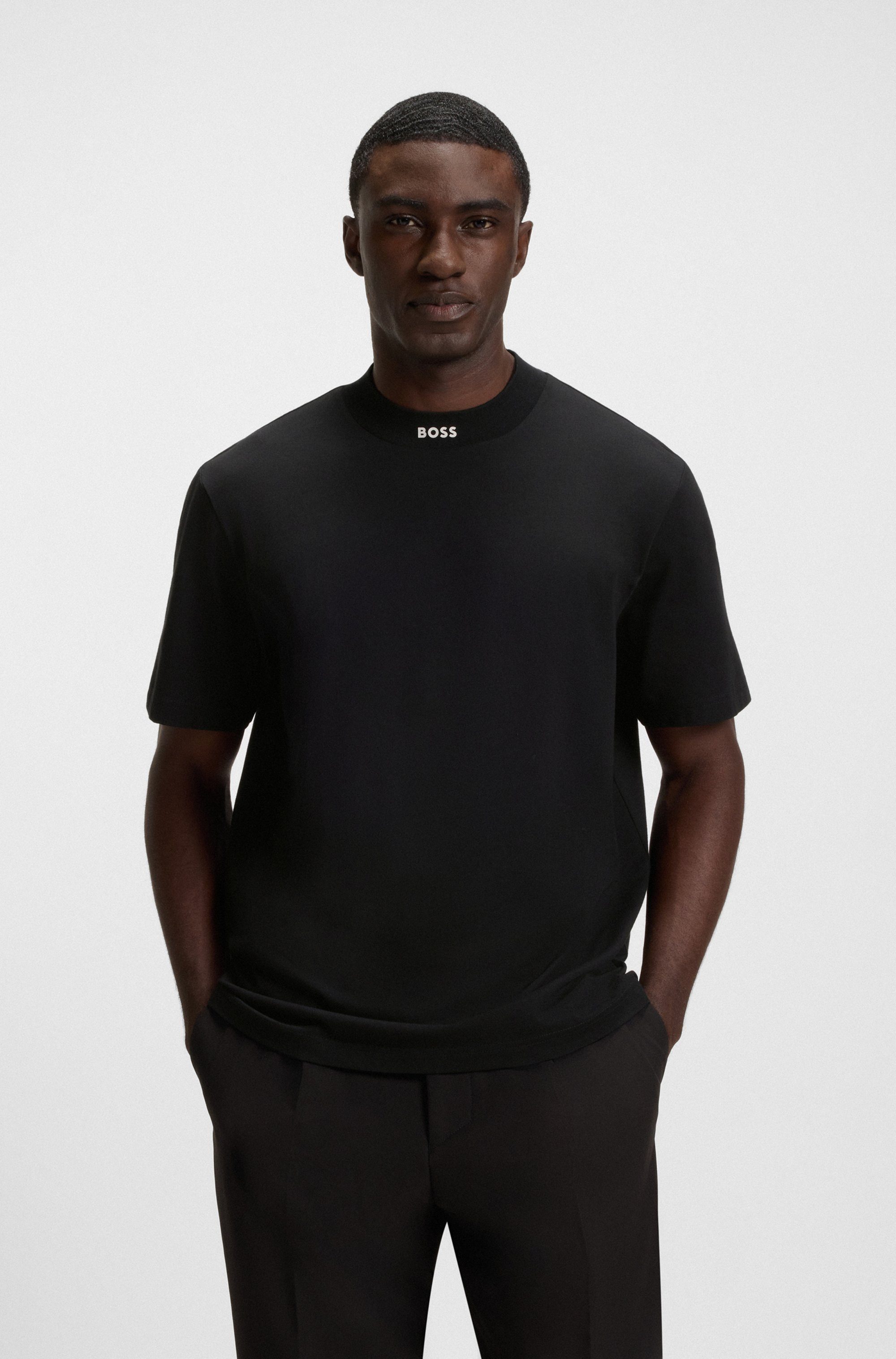 BOSS GREEN T-Shirt Tee Collar Zone günstig online kaufen