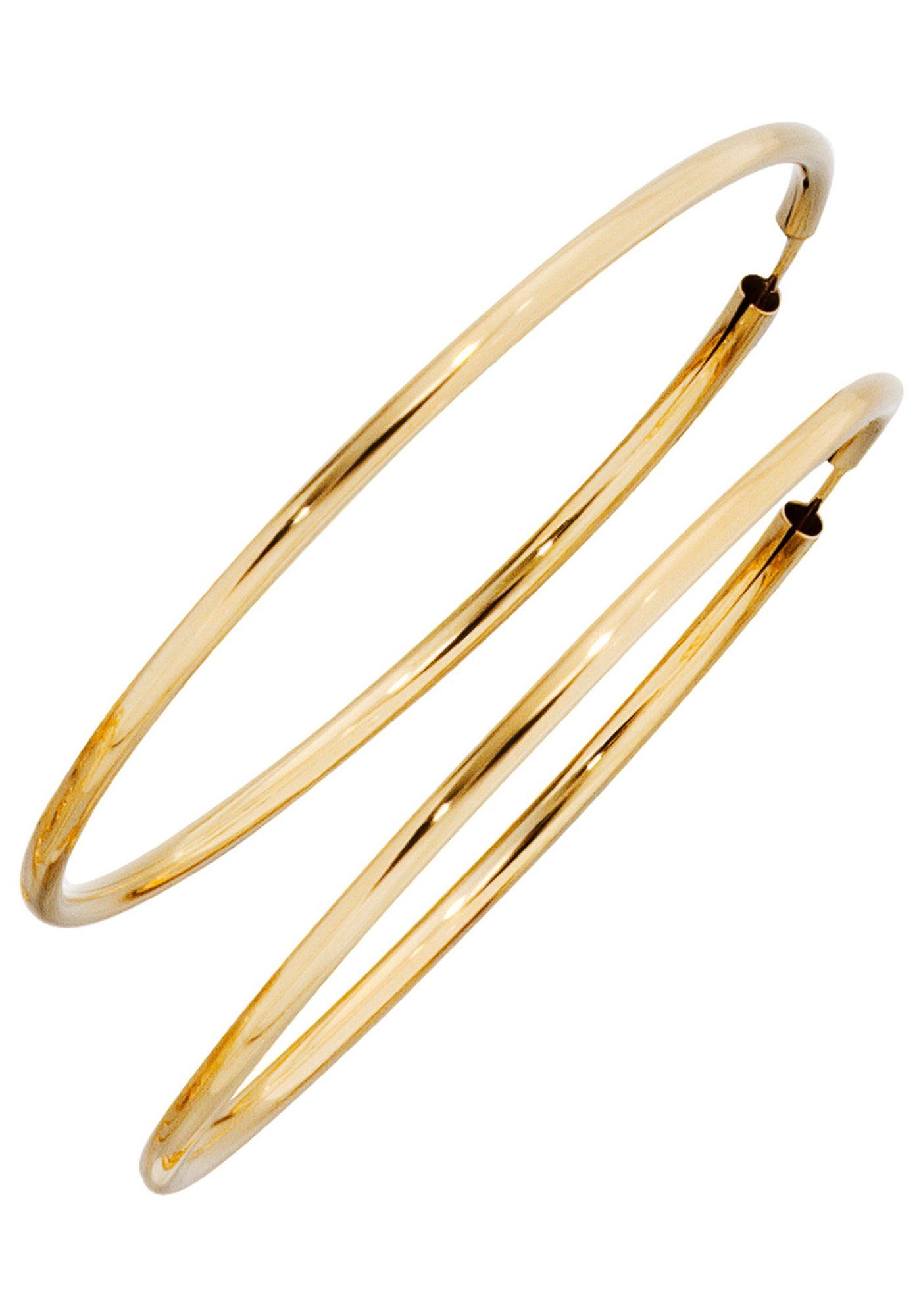 JOBO Paar Creolen, rund 333 Gold günstig online kaufen